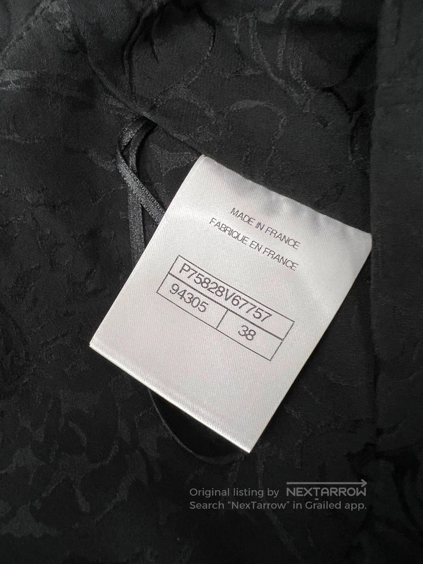 Chanel Chanel Black Silk CC Tiered Skirt. Size 28" / US 6 / IT 42 - 4 Thumbnail