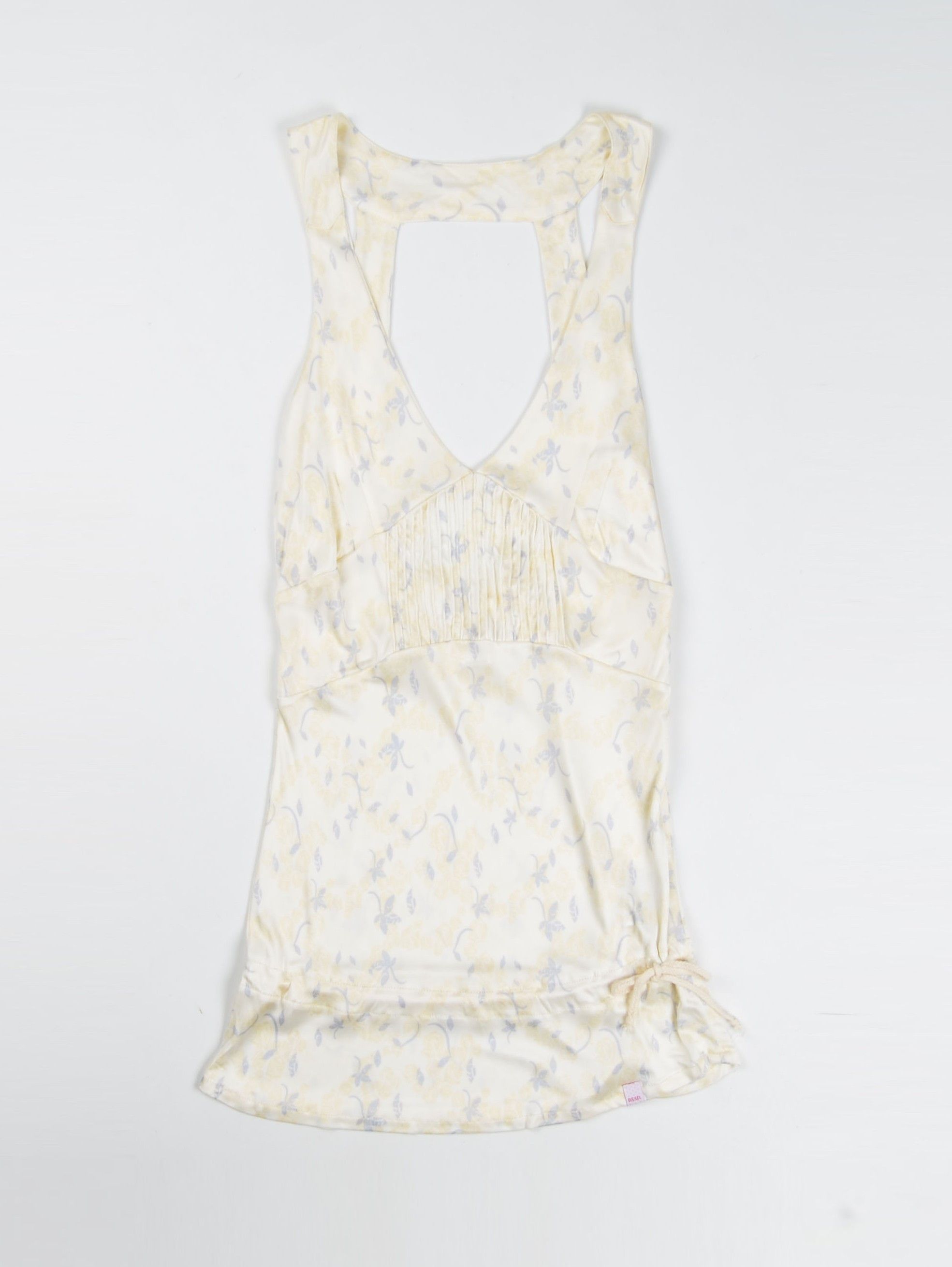 Diesel Diesel Y2K 2000's Cream Cottagecore Coquette Mini Dress Size XL / US 12-14 / IT 48-50 - 4 Thumbnail