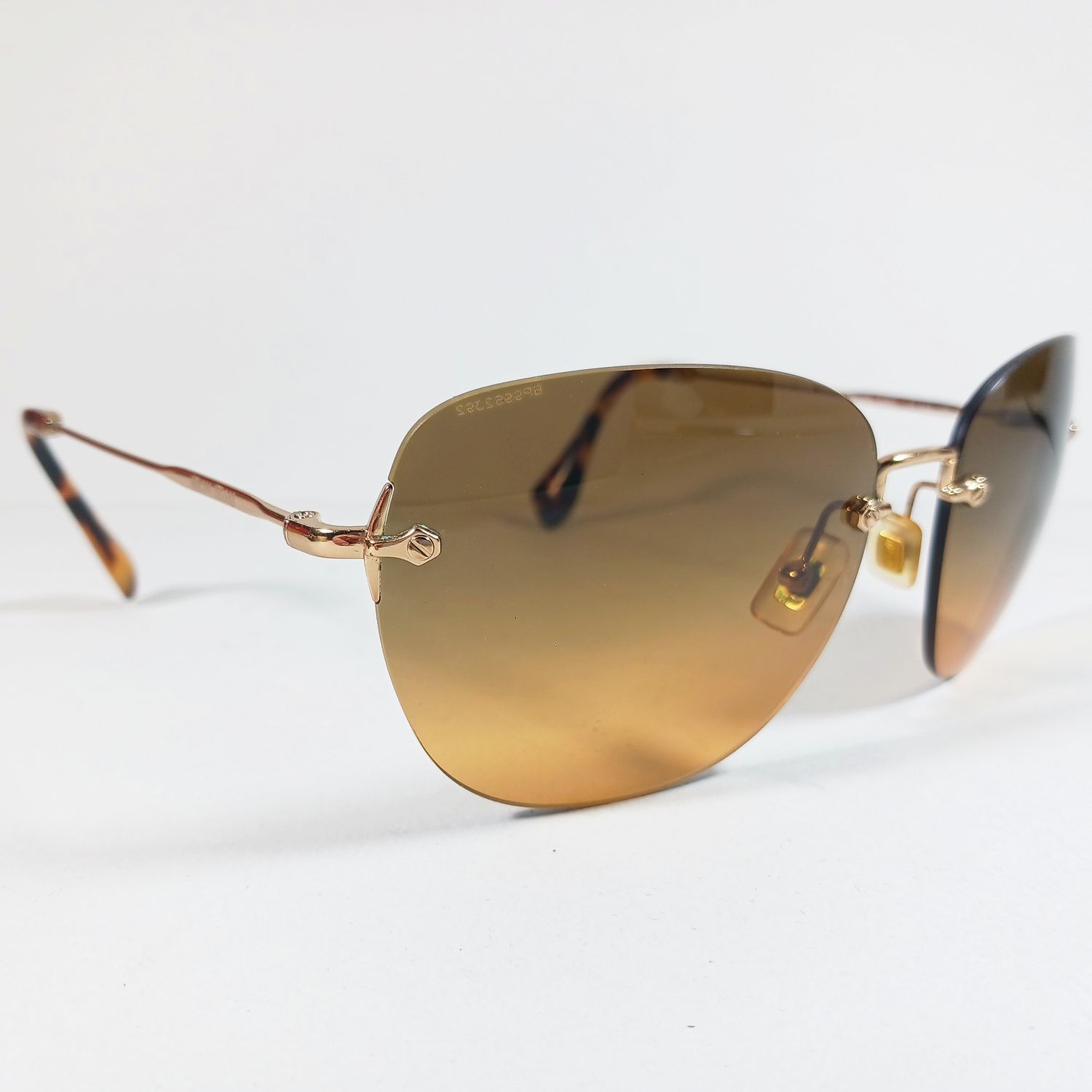 Miu Miu Miu Miu SMU52N Tortoise Brown/Gold Sunglasses w/Case & Pouch Size ONE SIZE - 2 Thumbnail
