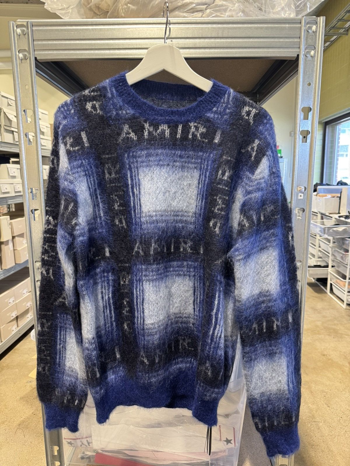 Amiri Amiri Brushed Mohair logo Sweater NEW 1200$ Size US S / EU 44-46 / 1 - 1 Thumbnail