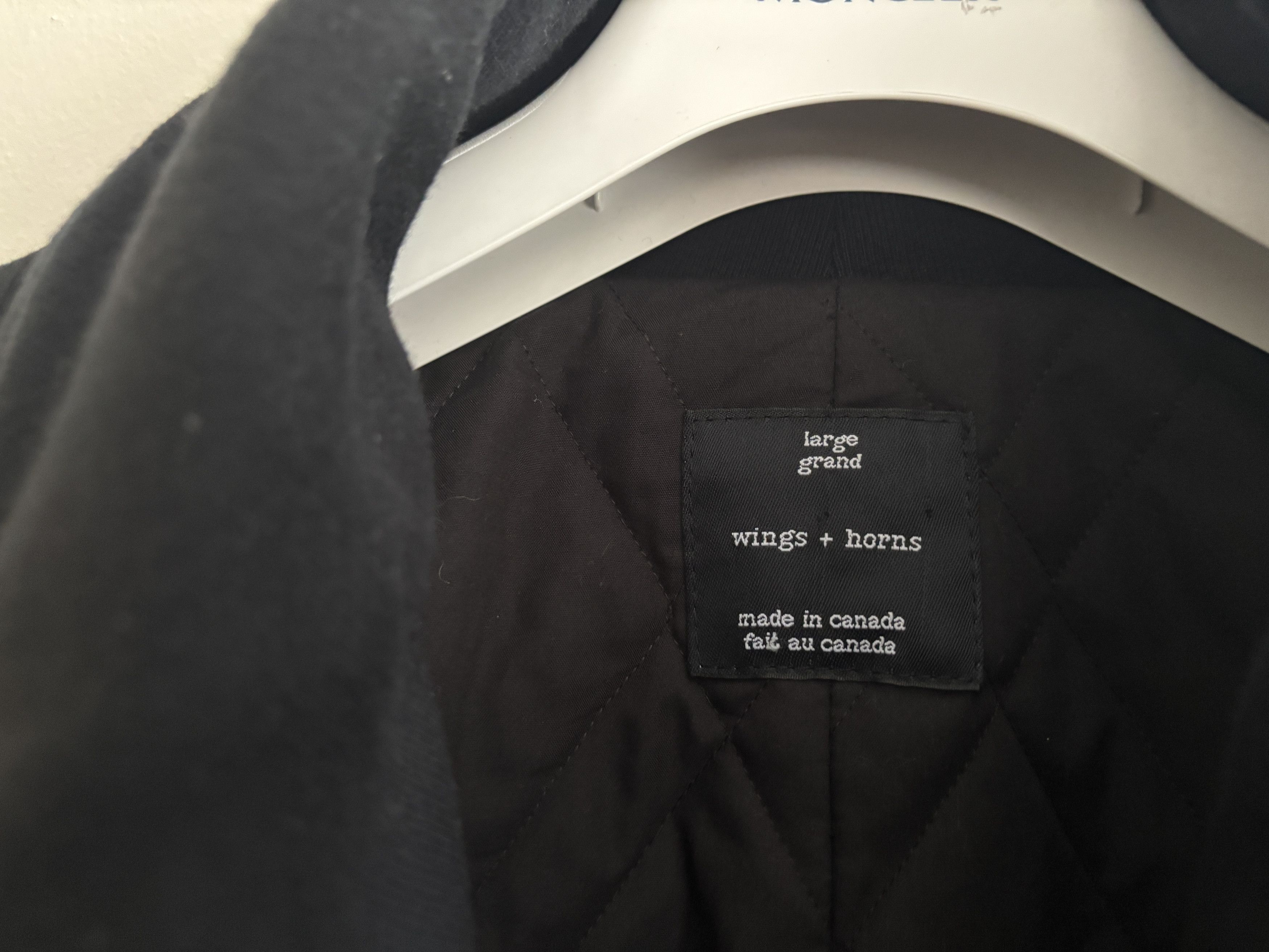 Wings + Horns Black Quilted Shawl Collar Belted Trench Coat - M/L Size US L / EU 52-54 / 3 - 5 Thumbnail