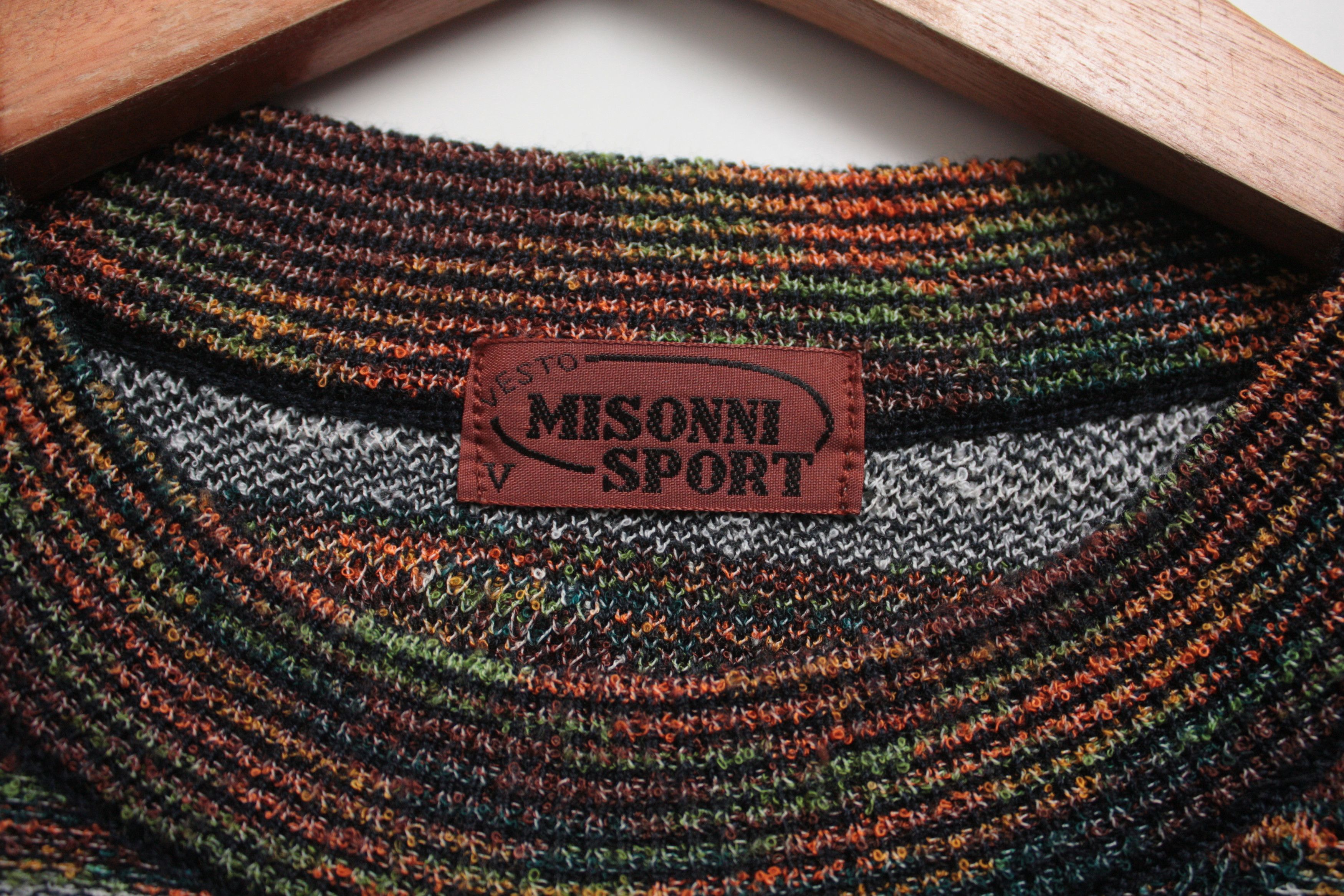Missoni Missoni Sport Abstract Knitted Big Logo Sweater L Size US L / EU 52-54 / 3 - 4 Thumbnail