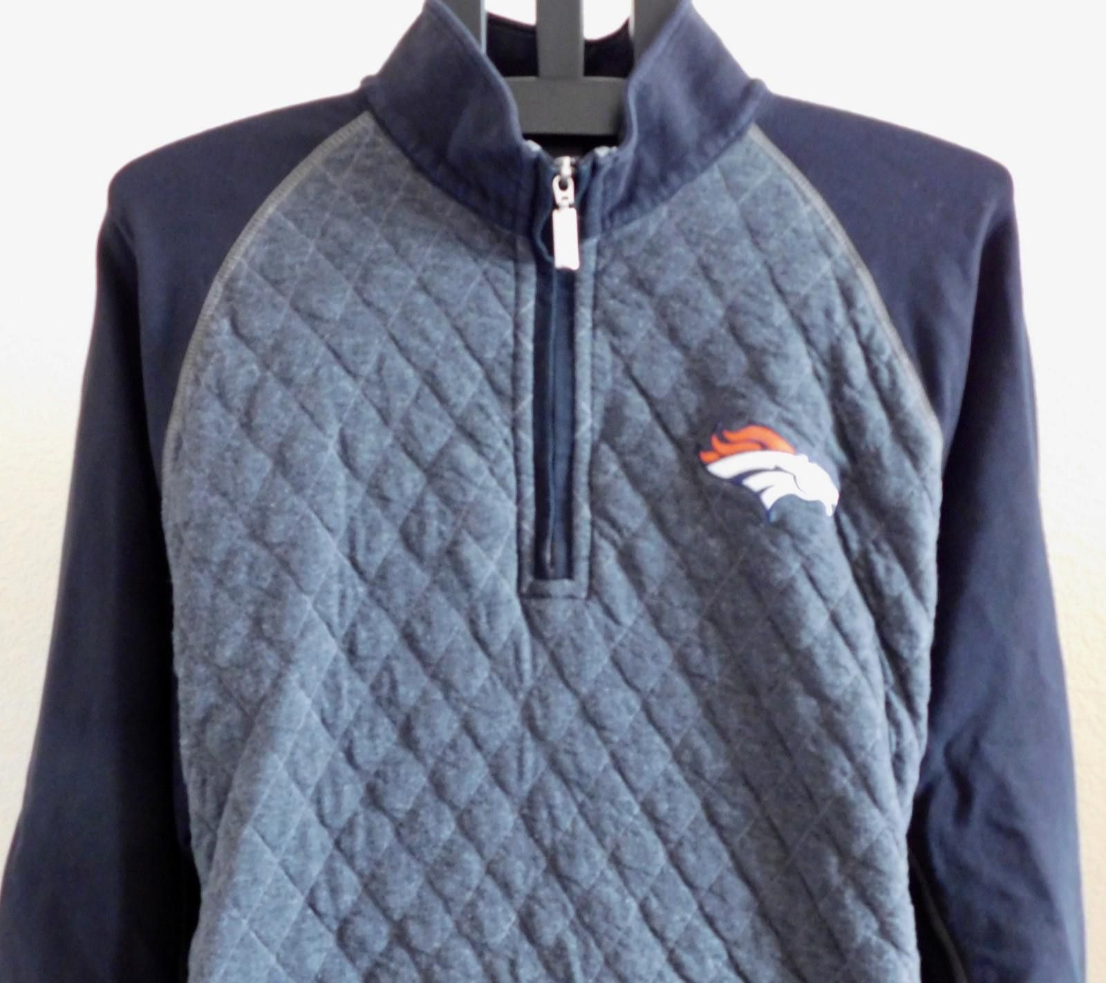 Tommy Bahama Tommy Bahama NFL Denver Broncos Quilted 1/4 Zip Top Size XXL Size US XXL / EU 58 / 5 - 2 Thumbnail