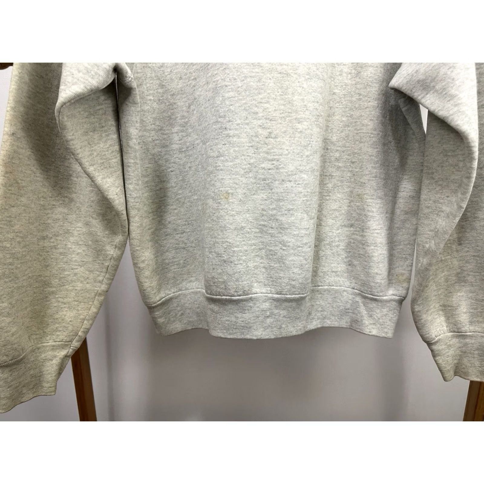 Vintage VTG Z. Cavaricci Sweatshirt Mens L Heather Gray Pullover High Waisted Denim Jean Promo Crewneck Size L Size US L / EU 52-54 / 3 - 7 Thumbnail