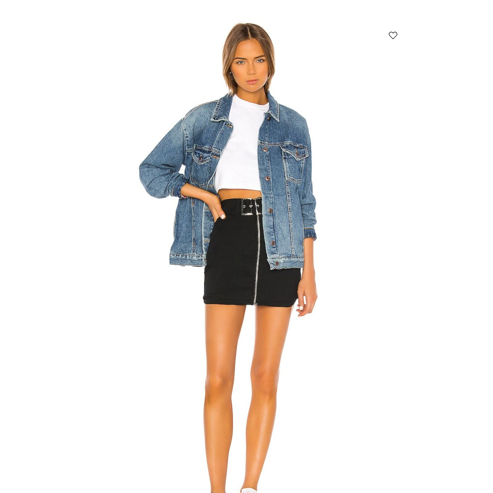 Ramona cotton orders denim trucker jacket