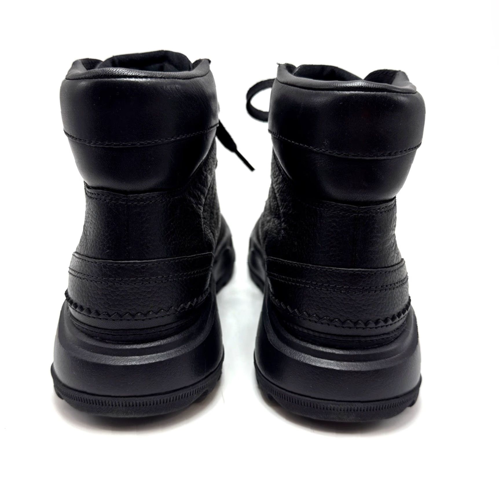 Cole Haan VINTAGE Cole Haan GrandPrø Crossover Sneakerboot Style C37387 Mens 7.5 M Black Leather Ankle Boots Mens Size US 8 / EU 41 - 4 Thumbnail