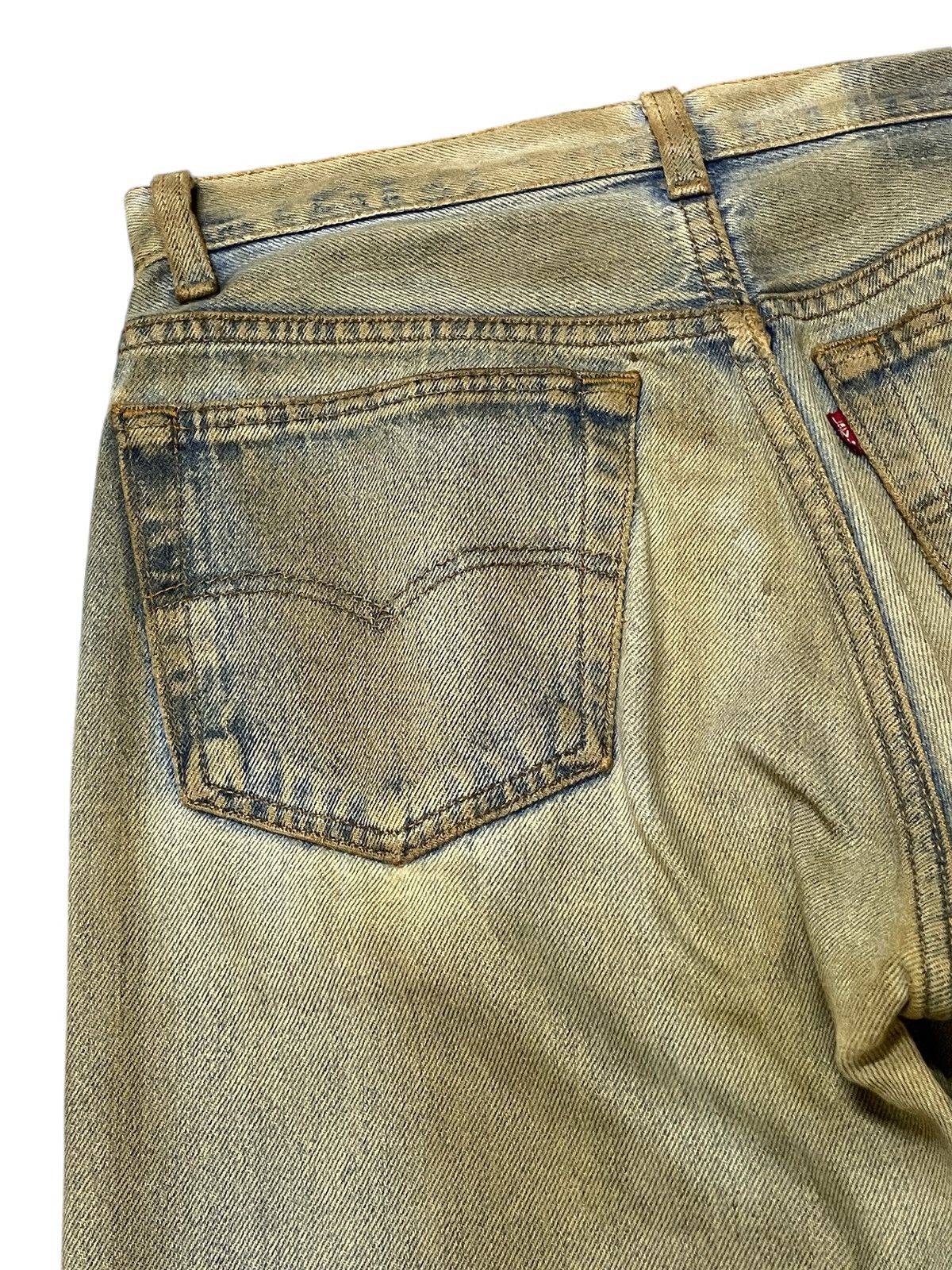 If Six Was Nine × Levi's × Vintage Vintage Levis 501 button fly rusty mud wash trashed Jeans Size US 30 / EU 46 - 15 Thumbnail