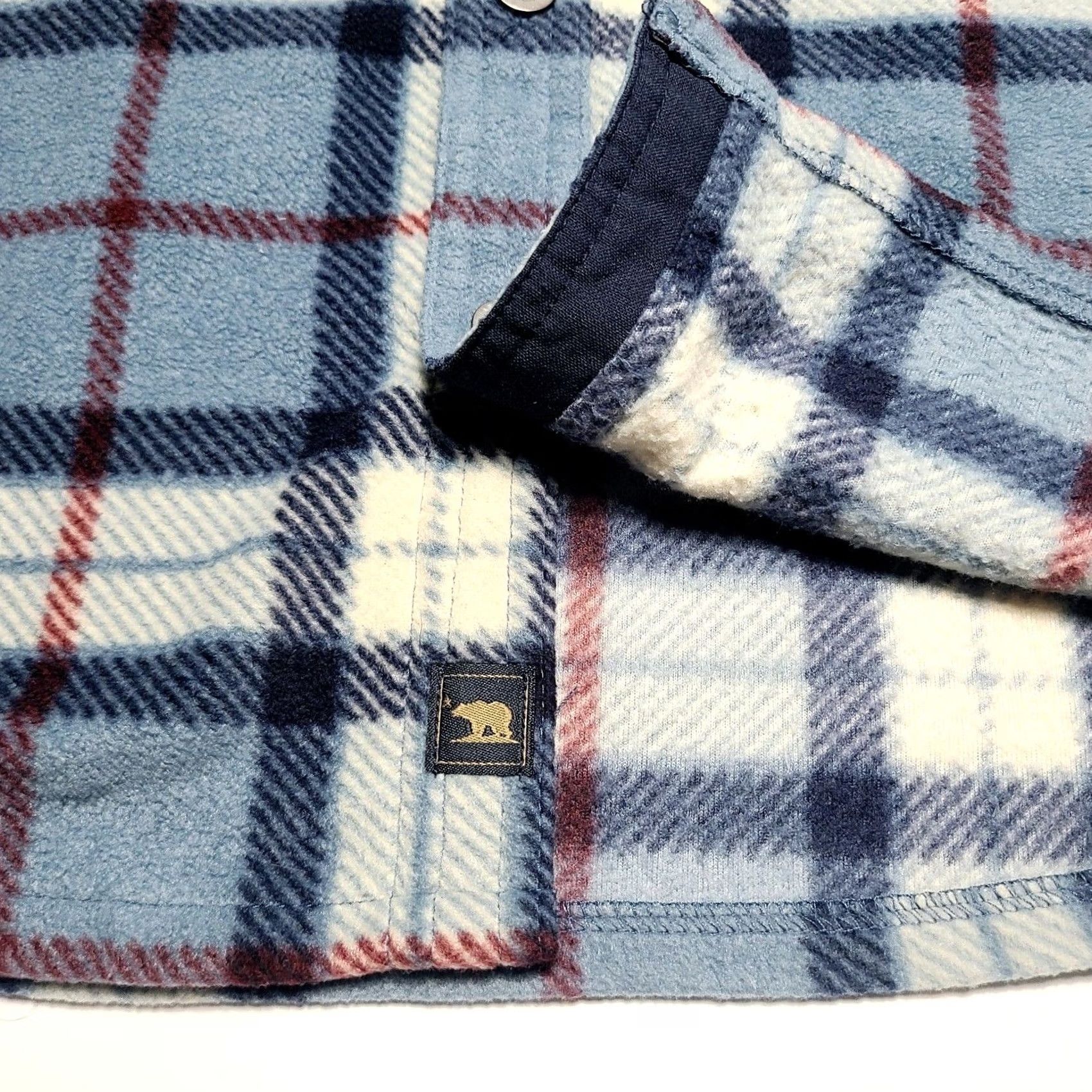 Vintage Freedom Foundry Dry Goods Co. Men's Flannel Fleece Shirts Lot Of 2 - Red & Blue Size US M / EU 48-50 / 2 - 4 Thumbnail