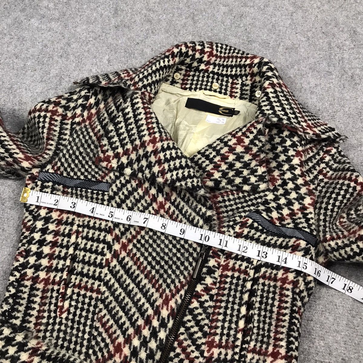 Just Cavalli × Roberto Cavalli JUST CAVALLI ITALY WOOL WOMAN SEXY JACKET Size XS / US 0-2 / IT 36-38 - 23 Thumbnail