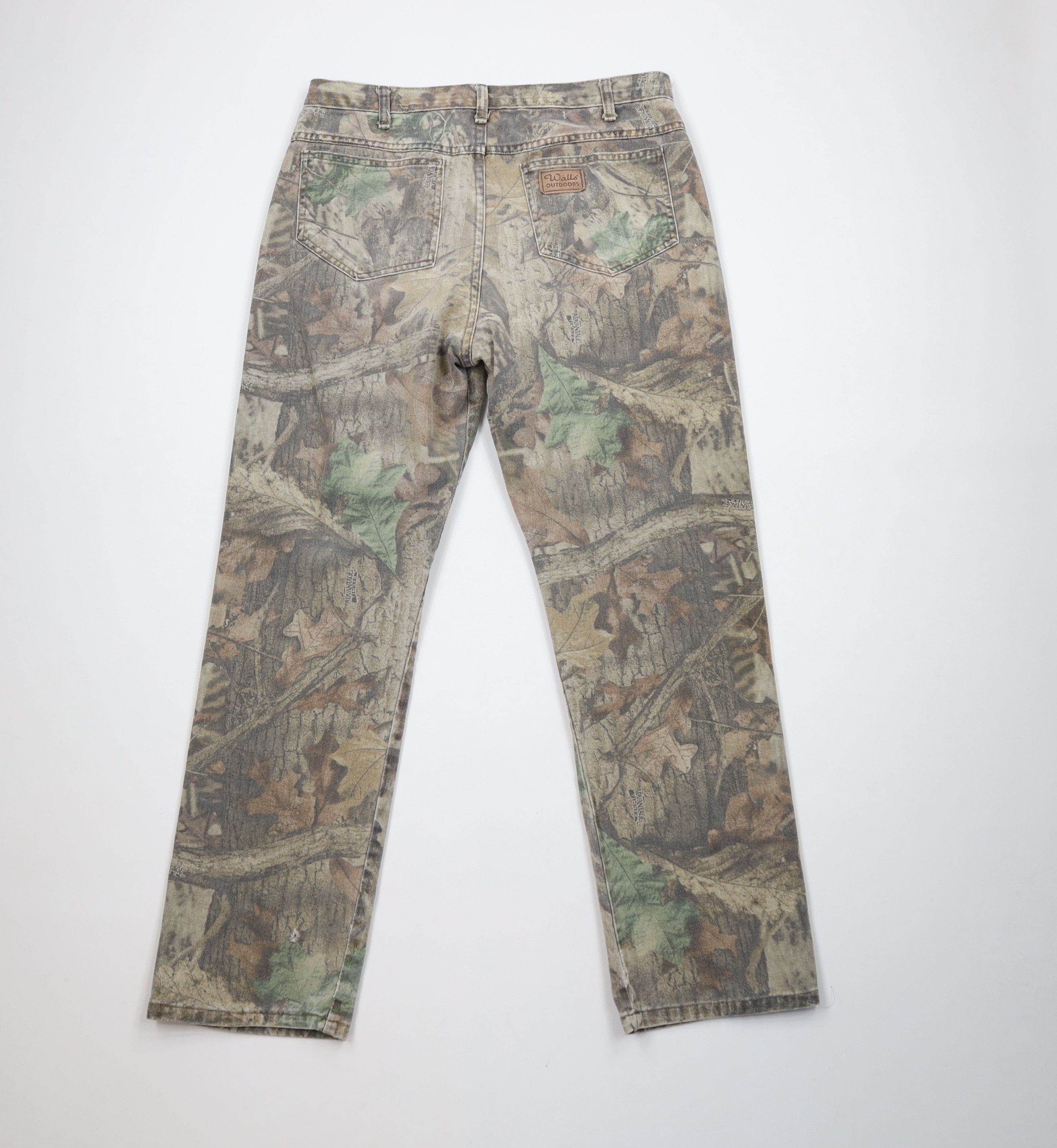 Vintage × Walls Vintage 90s Walls Advantage Camouflage Denim Jeans USA Size US 34 / EU 50 - 12 Thumbnail