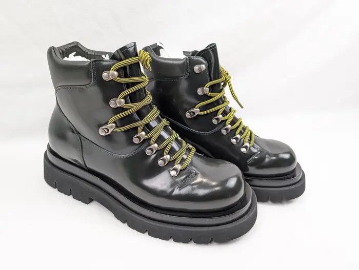 Bottega Veneta o1rshd1 Lug Hiking Ankle Boots in Dark Green Size US 11 / EU 44 - 17 Thumbnail