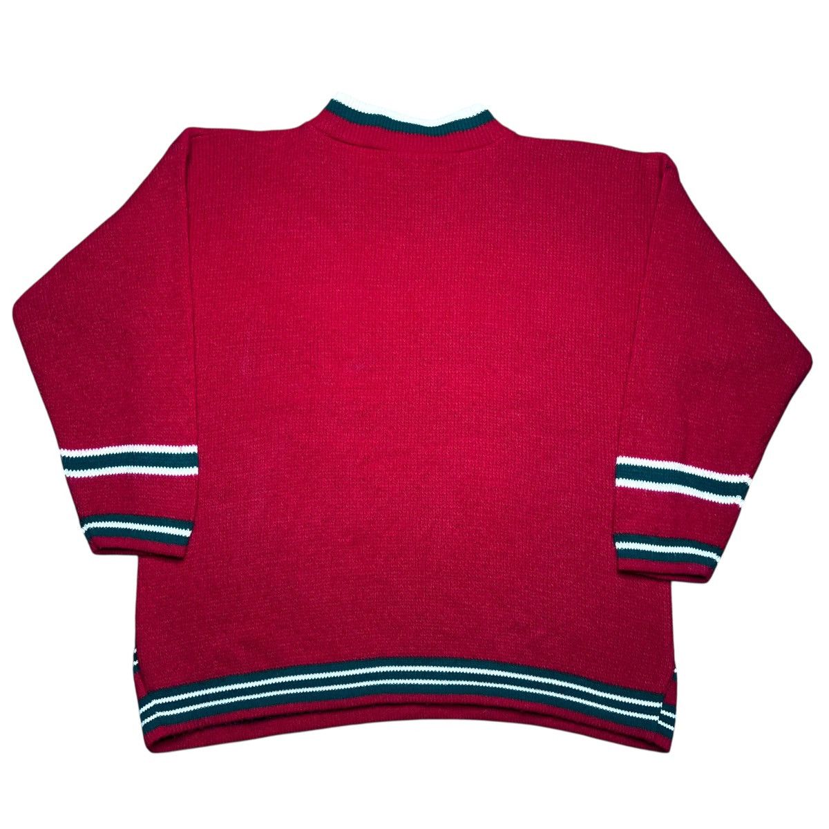 Mickey Unlimited 1990s Mickey Mouse Disney Striped Pullover Knit Sweater Size L / US 10 / IT 46 - 4 Thumbnail