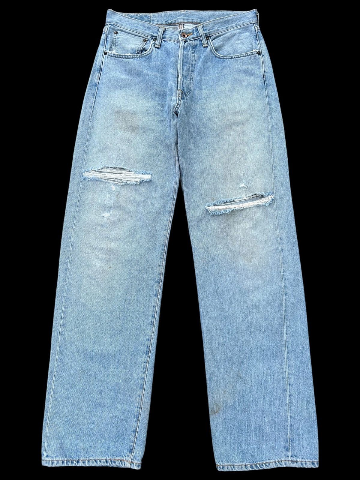 Kapital Vintage Edwin 505X Selvedge Distressed Baggy Denim Jeans Size US 32 / EU 48 - 1 Thumbnail