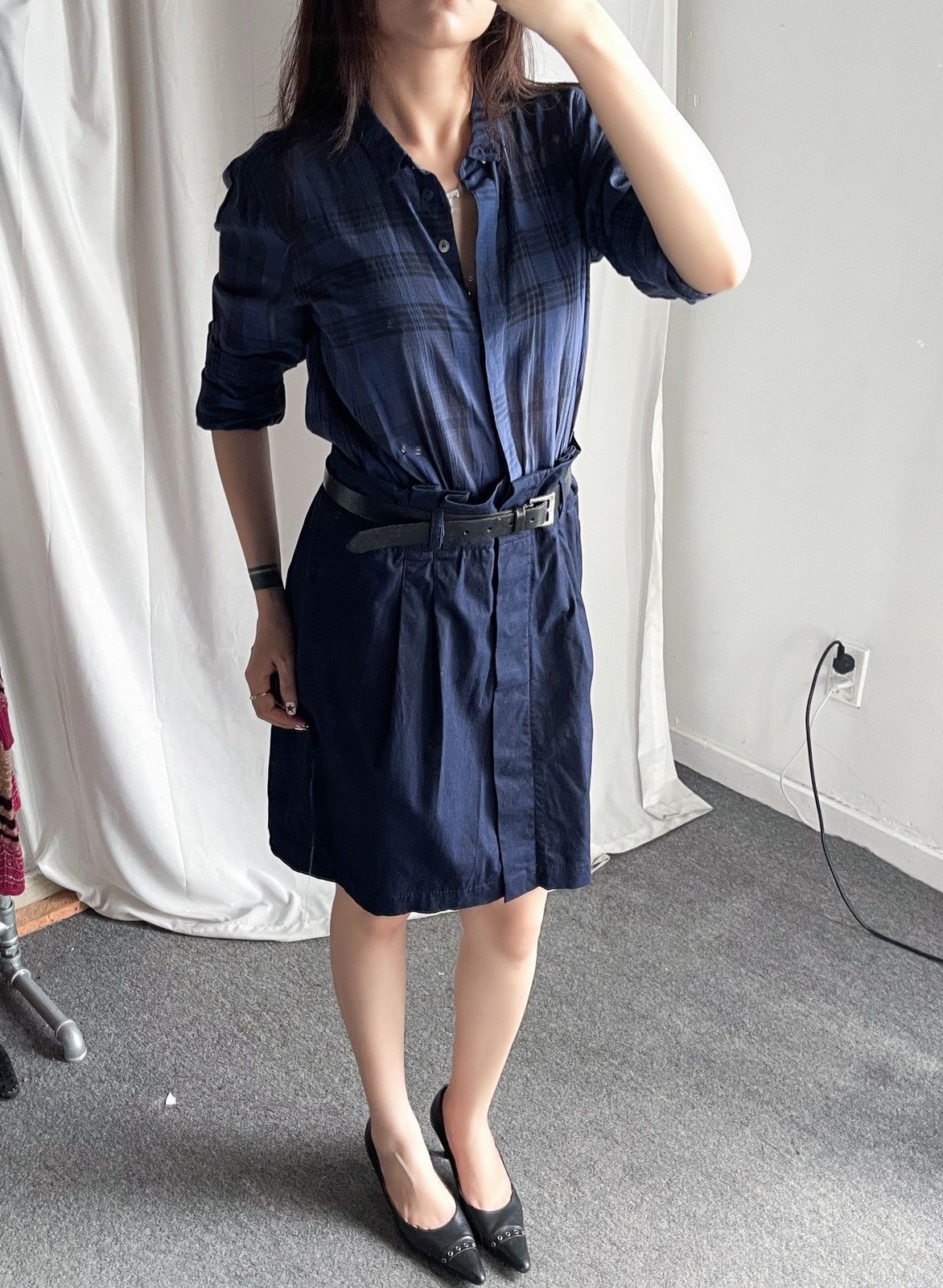 Burberry Burberry Brit shirt dress Size M / US 6-8 / IT 42-44 - 2 Thumbnail