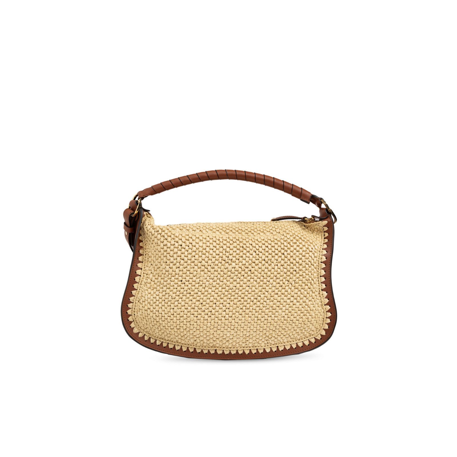 Chloe Chloe Brown Raffia Top Handle Bag New & Authentic Size ONE SIZE - 2 Thumbnail