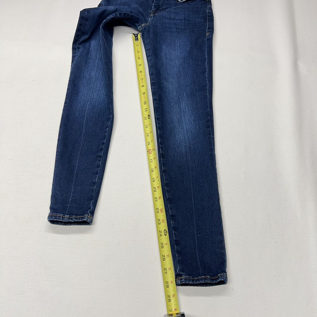 Frame Frame Jeans Blue Le One Skinny Denim Stretch Dark Kodak Wash Size 24" / US 00 / IT 34 - 17 Thumbnail