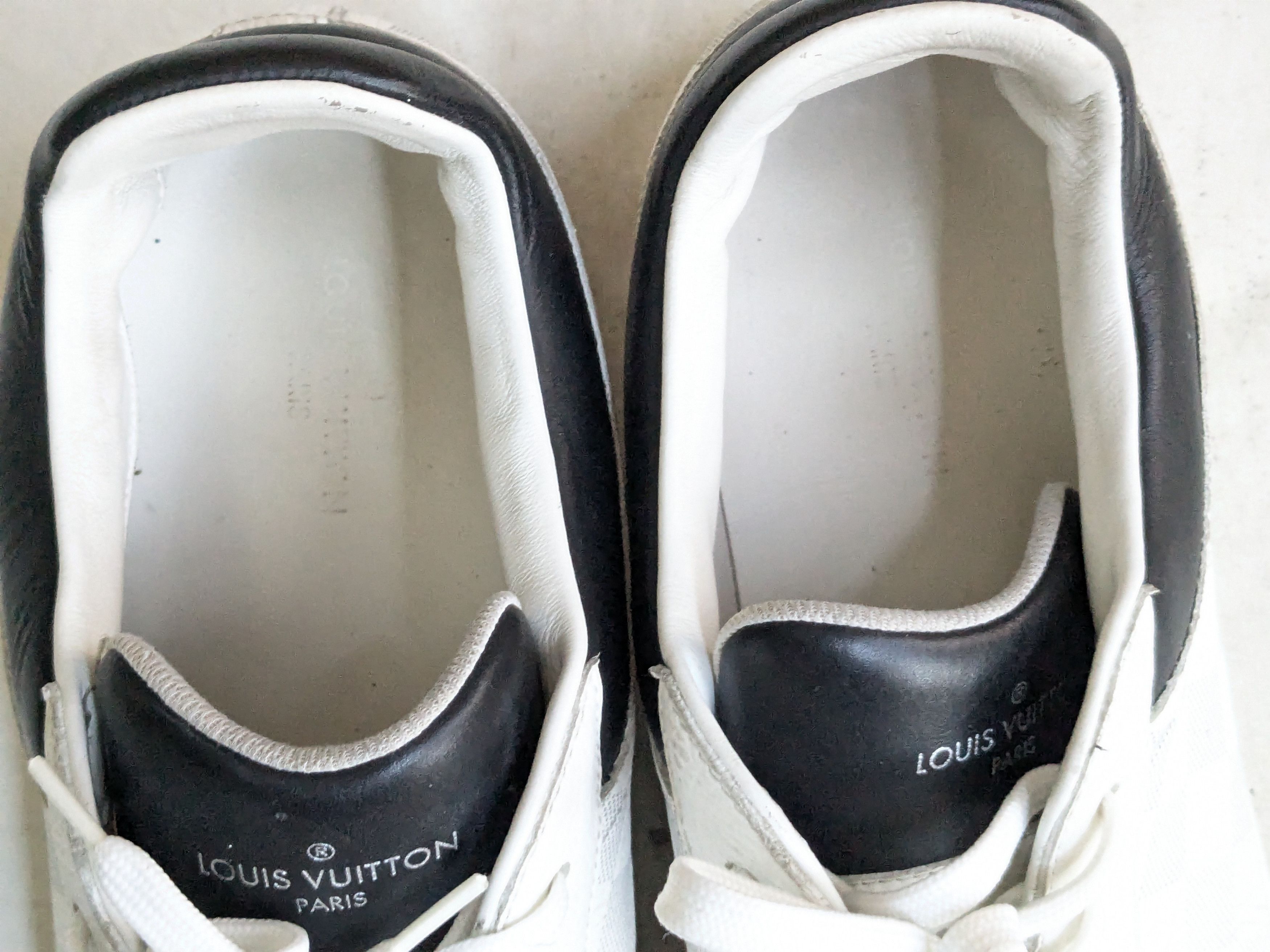 Louis Vuitton Louis Vuitton Sneakers White 10 Monogram Logo High Tops Size US 10 / EU 43 - 5 Thumbnail