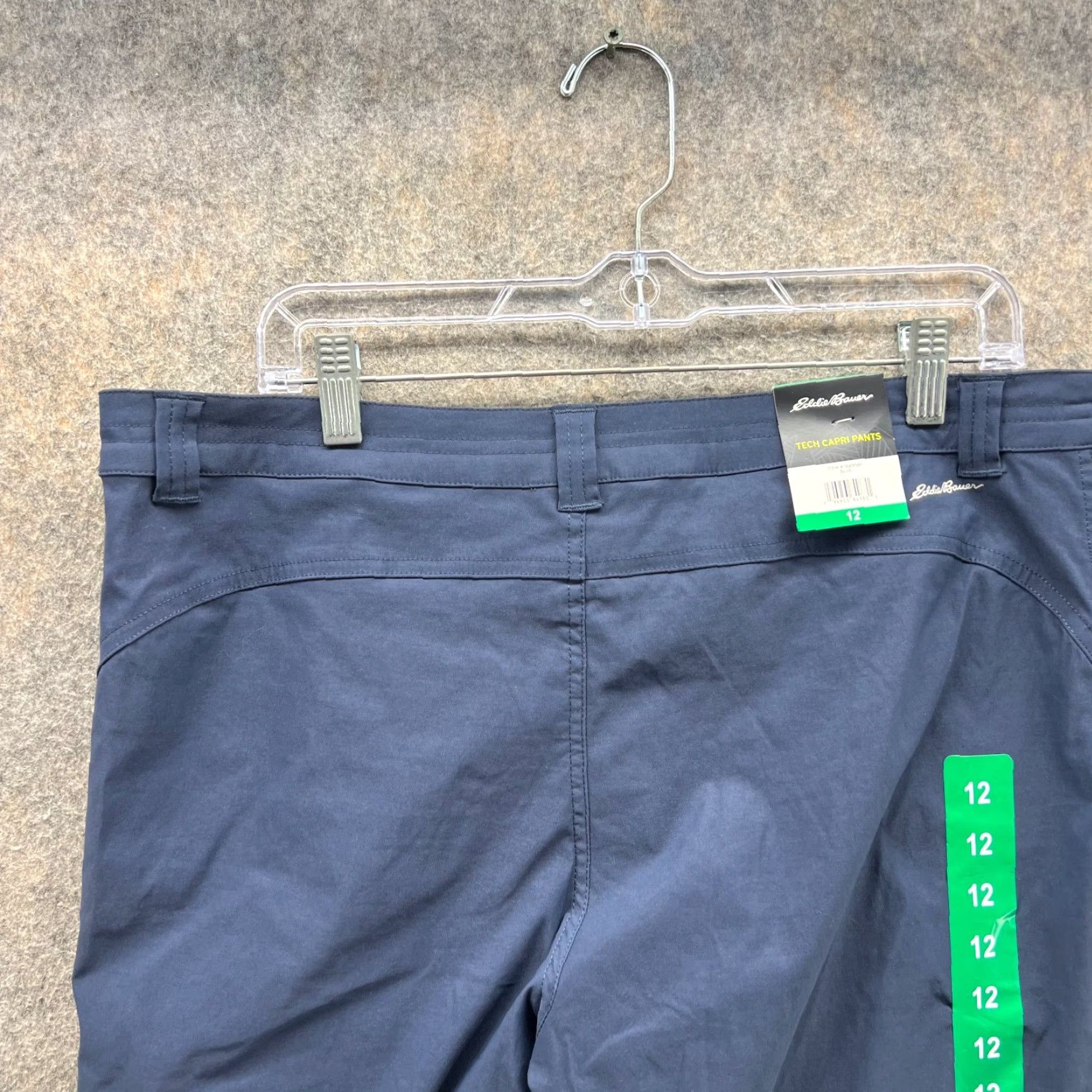 Eddie Bauer VINTAGE Eddie Bauer Pants Women 12 Blue Navy Chino Flat Front Tech Capri Casual Size 34" / US 12 / IT 48 - 5 Thumbnail