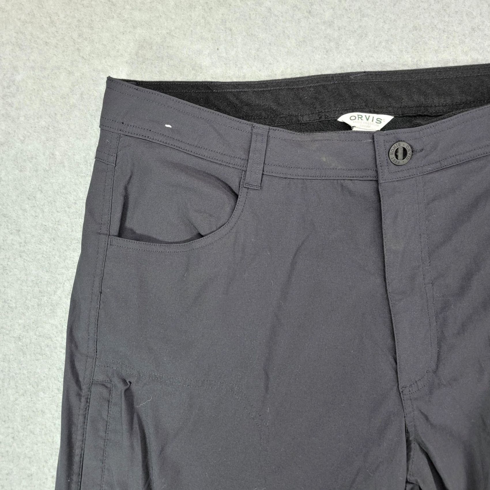 Orvis Orvis Snow Pants Mens 38x29 Gray Fleece Lined Softshell Stretch Hiking Outdoor Pants Mens Regular 38 Gray Snow Size US 38 / EU 54 - 2 Thumbnail