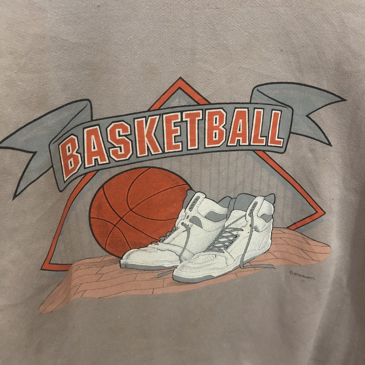NBA × Vintage 92’ Springhill Basketball Sweatshirt Size US M / EU 48-50 / 2 - 2 Thumbnail