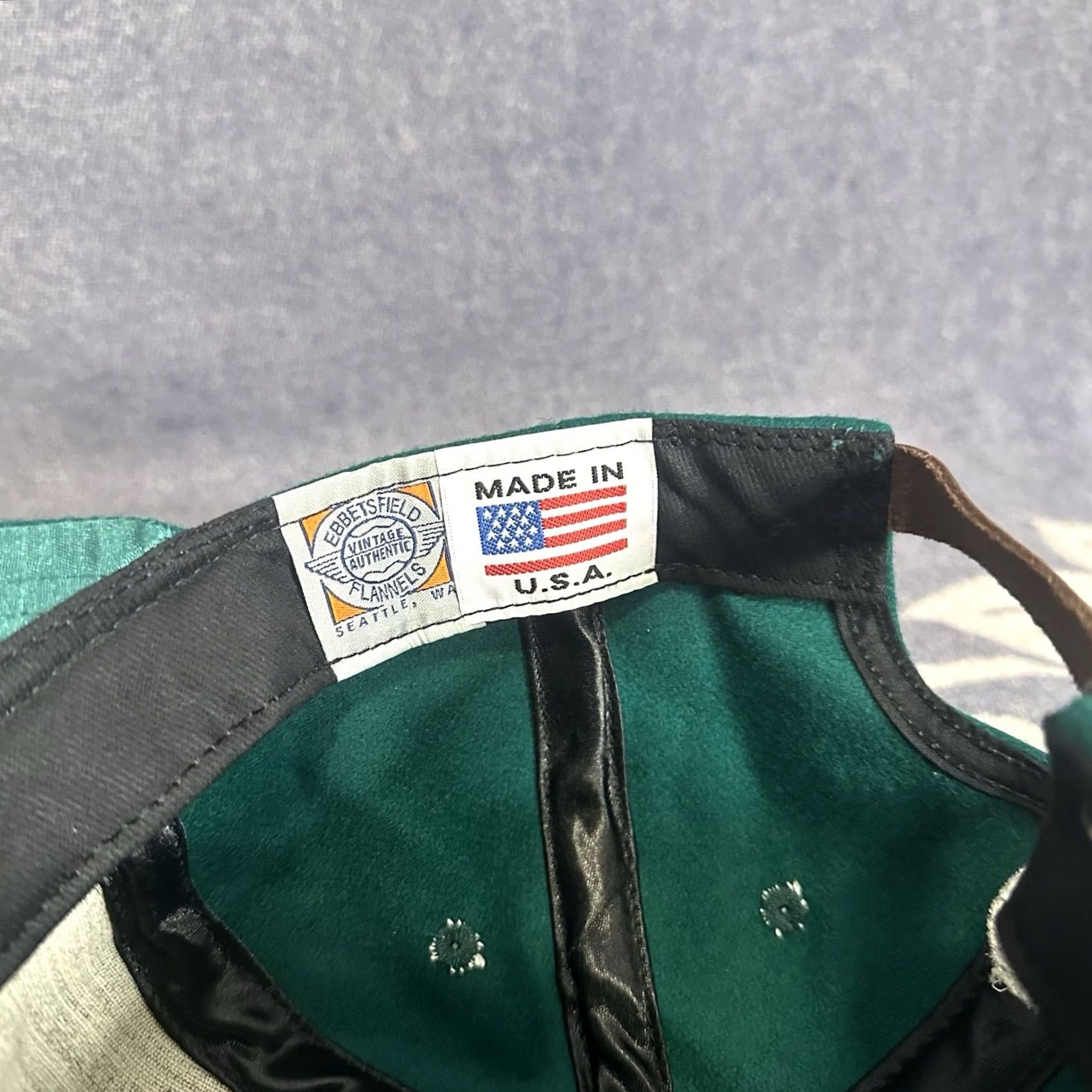 Ebbets Field Flannels Ebbets Field Flannels Beer Rhinegeist Wool Hat Green Adjustable OS Baseball Cap Mens Size ONE SIZE - 6 Thumbnail