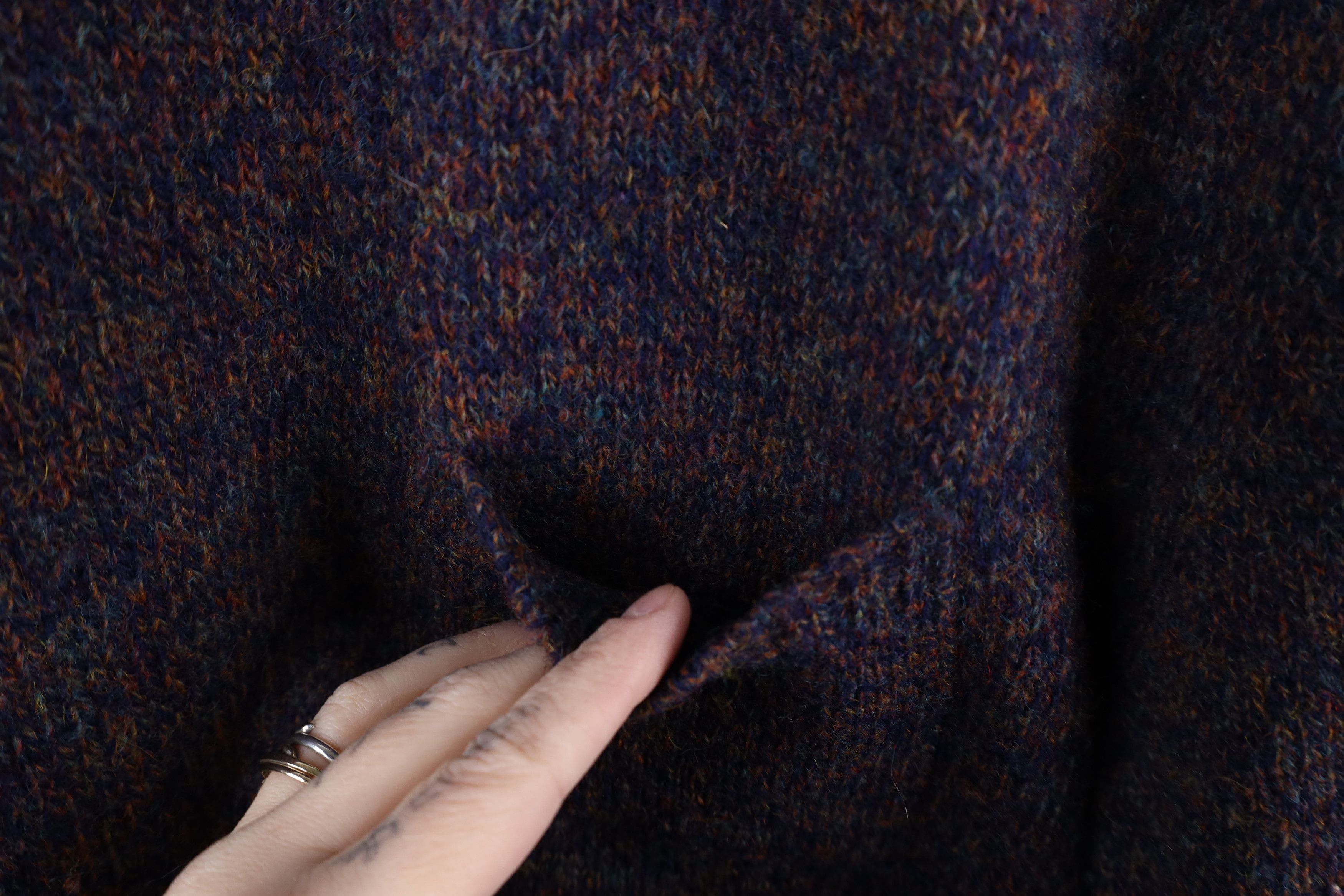 Vintage Vintage 90s Streetwear Pure Irish Wool Knit Pocket Sweater Size L / US 10 / IT 46 - 6 Thumbnail