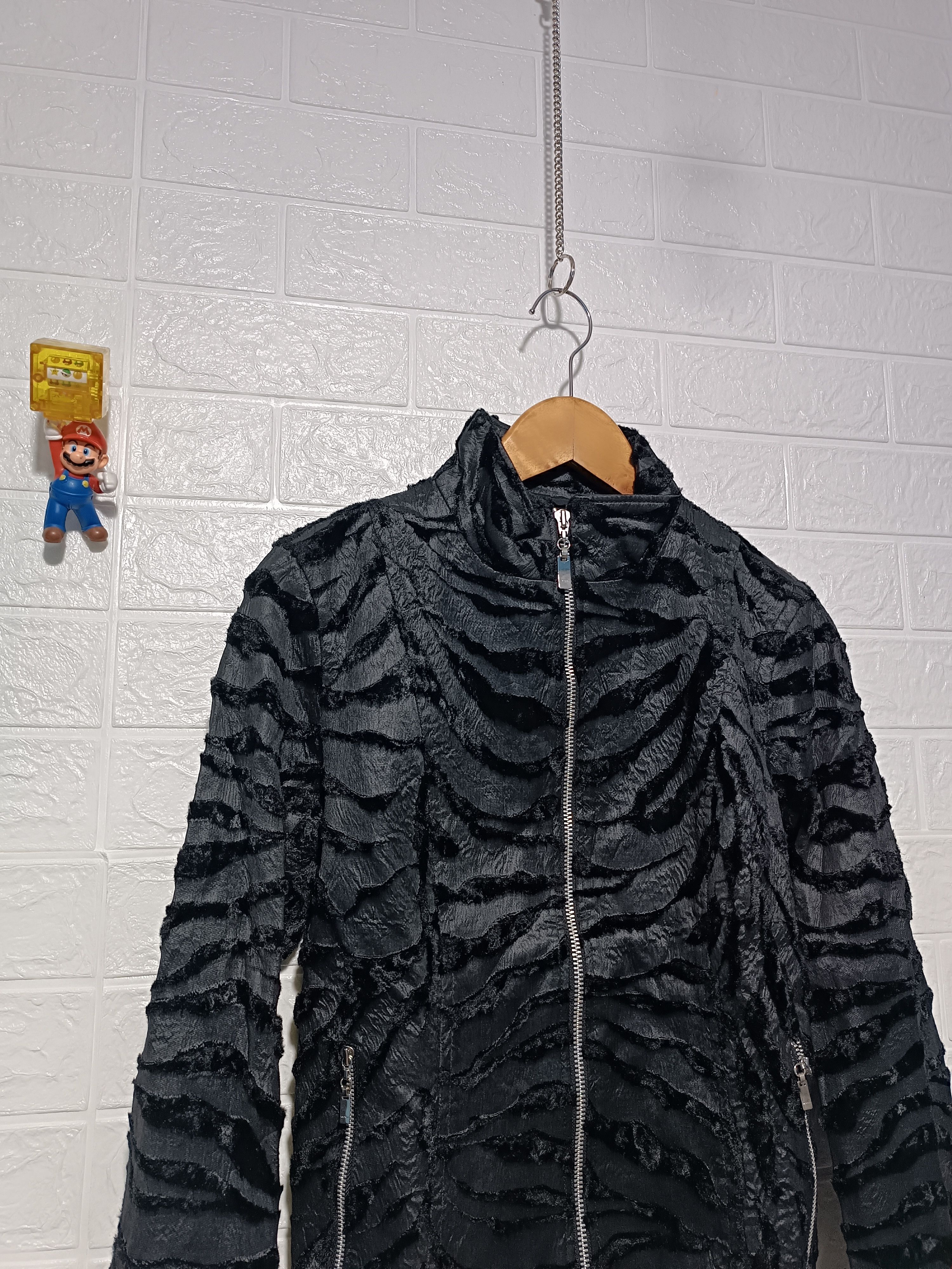 Japanese Brand Archive Moga Stand Collar Zip-Up Tiger Pattern Jacket Y2K Size M / US 6-8 / IT 42-44 - 4 Thumbnail