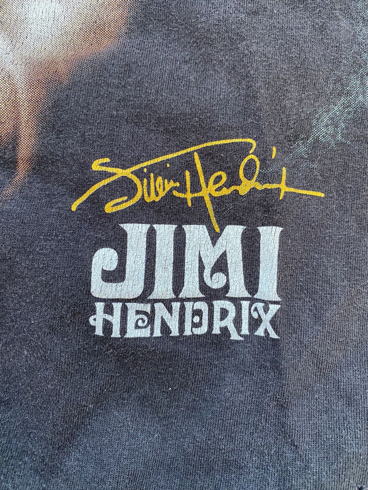 Jimi Hendrix × Vintage Jimi Hendrix Vintage Black T Shirt Size L Size US L / EU 52-54 / 3 - 8 Thumbnail