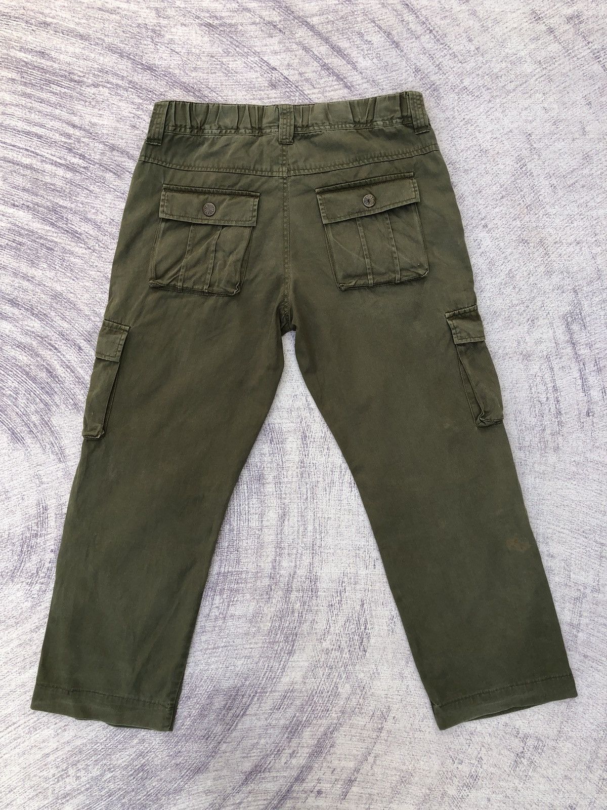 Vintage Green 🇯🇵 Multi-Pocket Tactical Cargo Pants 8 Pocket Size US 32 / EU 48 - 13 Thumbnail