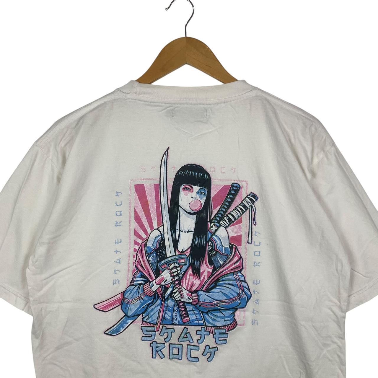 Other SKATEROCK & CO JAPAN Skateboard Girl Samurai Tee Shirt Size L / US 10 / IT 46 - 6 Thumbnail