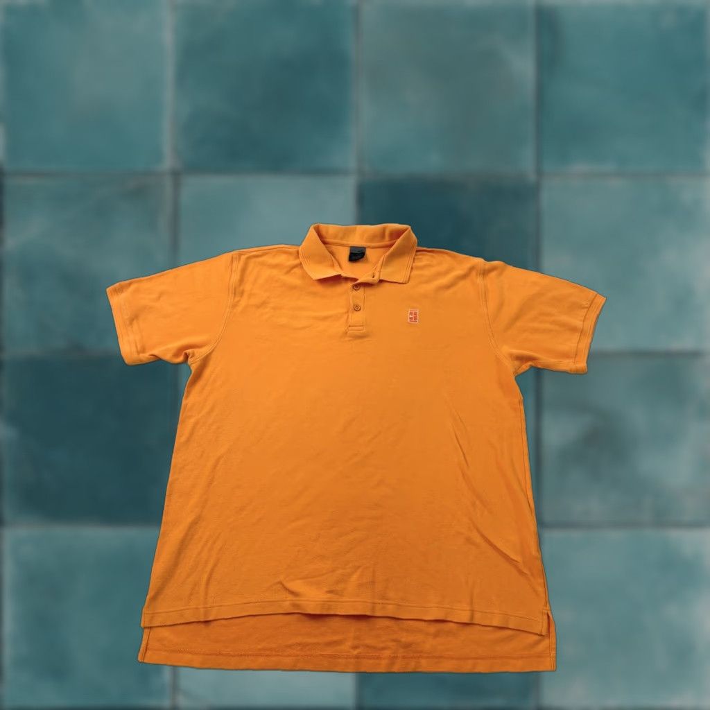 Nike VINTAGE Nike Tennis Polo Shirt Mens XL Orange Short Sleeve Size US XL / EU 56 / 4 - 1 Thumbnail