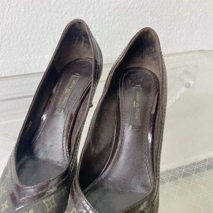 Louis Vuitton Louis Vuitton Classic Brown Pointed Heels -2508 Size US 4 / IT 34 - 2 Thumbnail