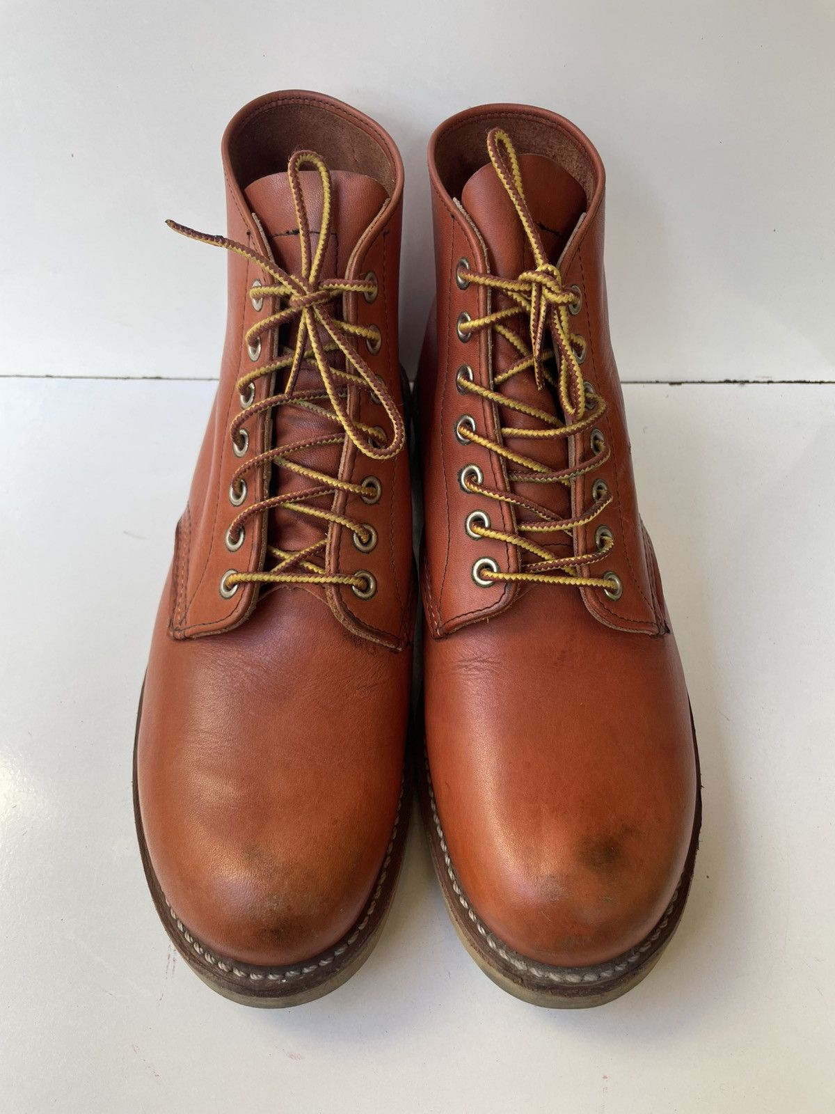 Red Wing Red Wing 8166 Round-Toe Brown Leather Men's Boots USA 9.5 Size US 9.5 / EU 42-43 - 13 Thumbnail