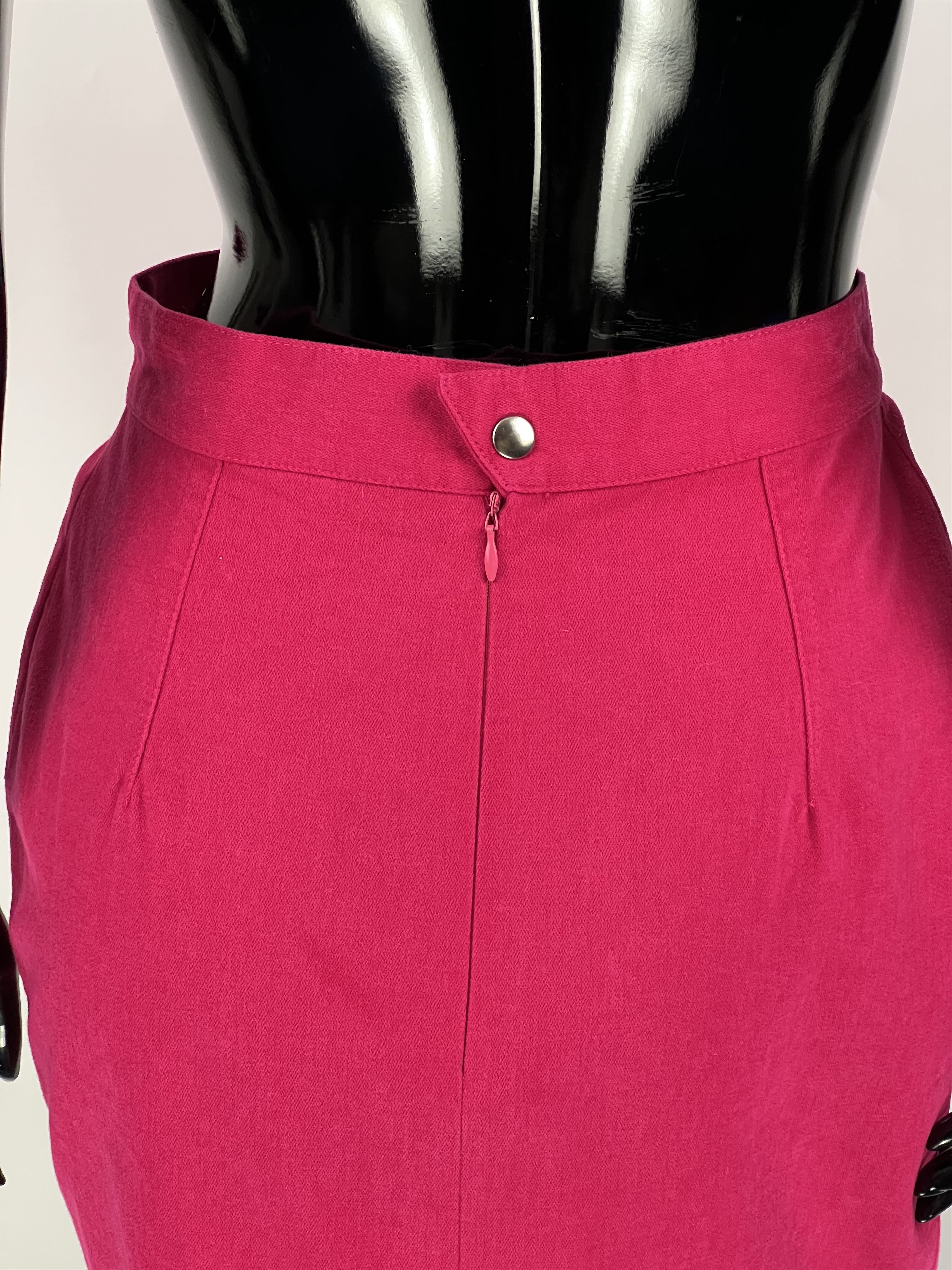 Thierry Mugler Thierry Mugler Activ Rare Vintage 80s Pink Skirt Size IT42 Size 28" / US 6 / IT 42 - 5 Thumbnail