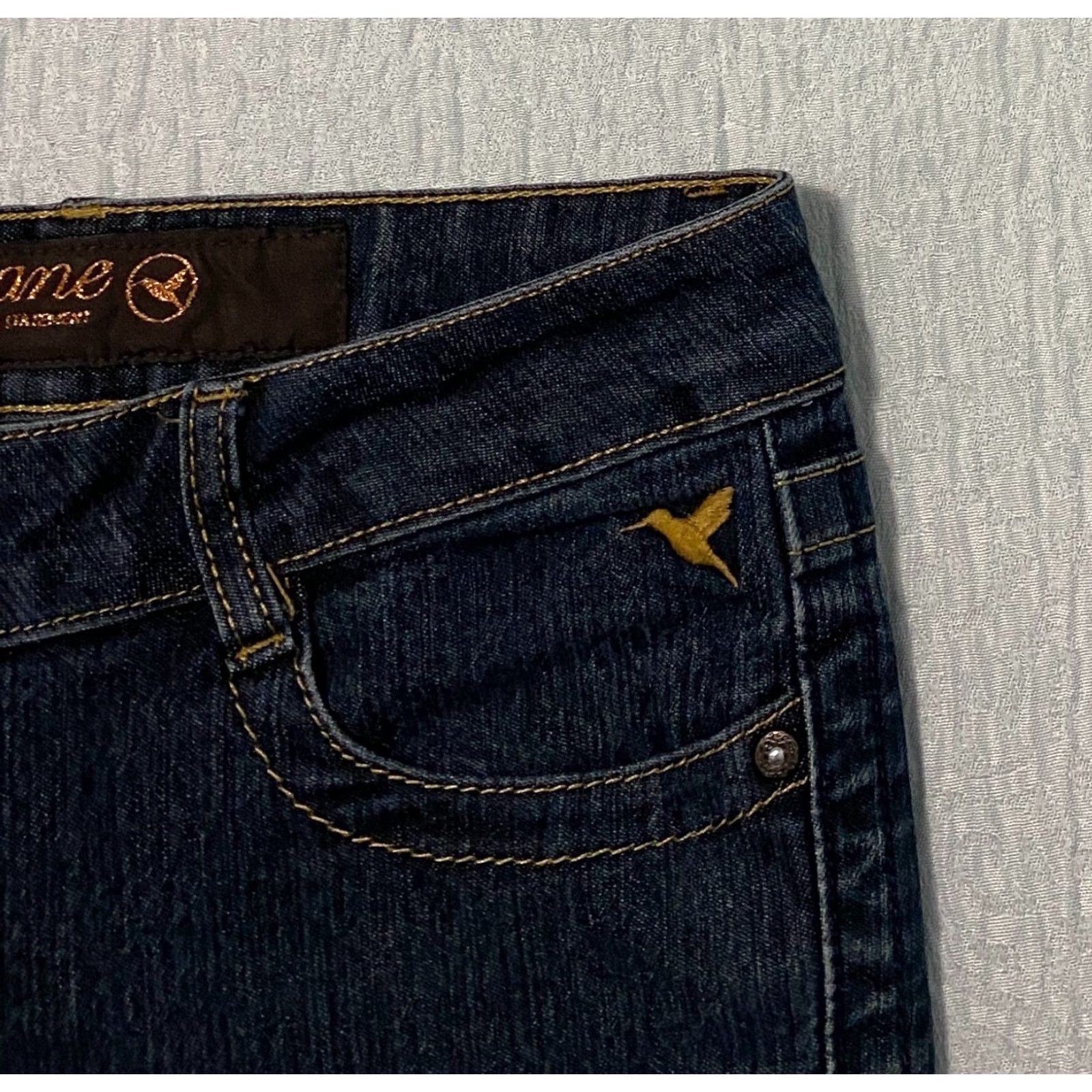 Vintage Grane Jeans Juniors 5 Boot Cut Blue Denim 5-Pocket Design Women Girls/Men? Size 27" / US 4 / IT 40 - 3 Thumbnail