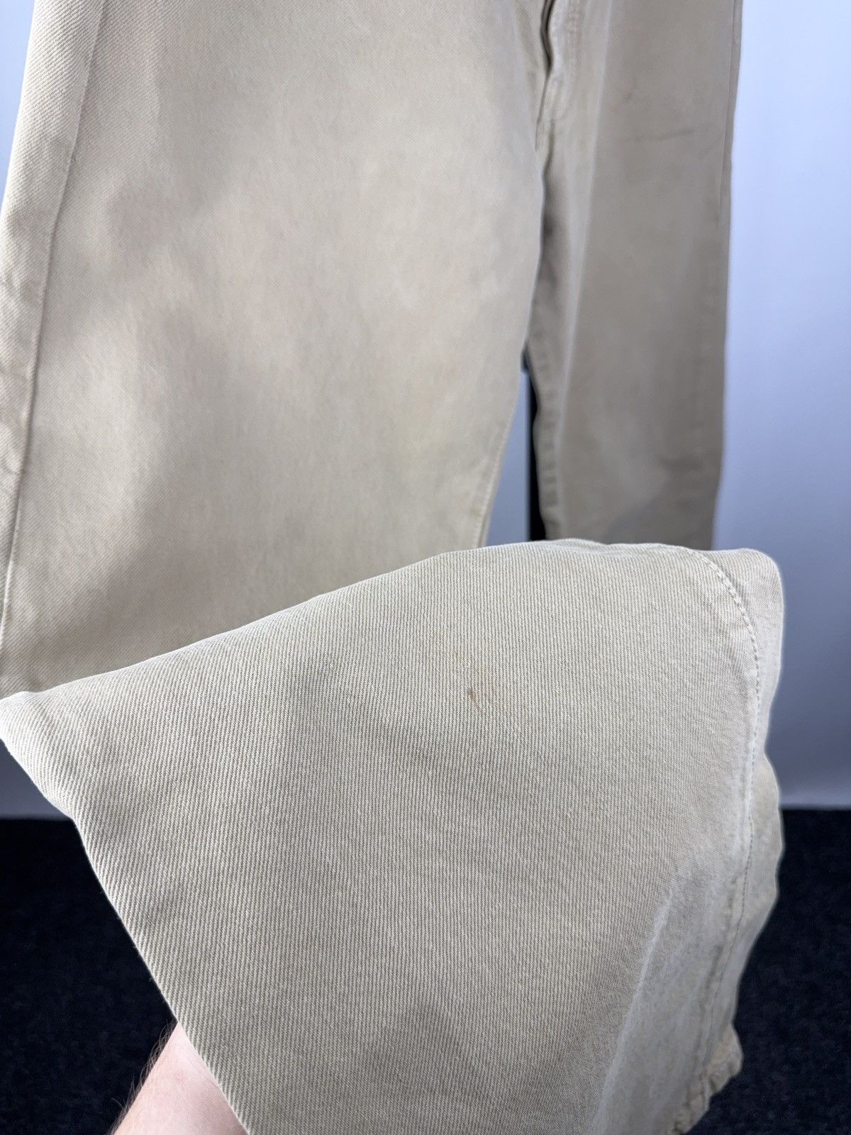 Levi's × Levi's Vintage Clothing Vintage 00s Levi’s 501 Beige Straight Fit Denim Jeans Size US 35 - 6 Thumbnail
