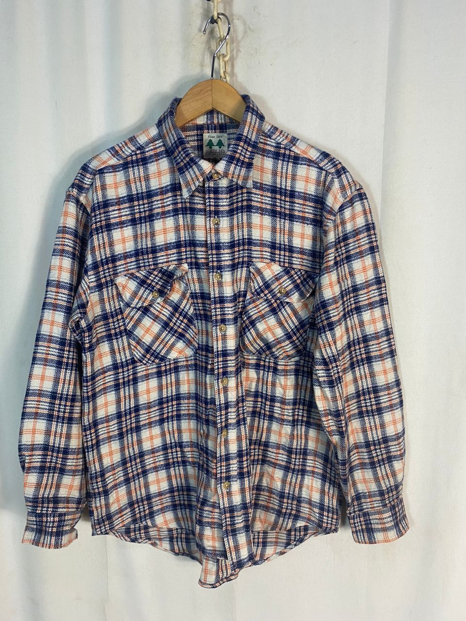 Flannel × Japanese Brand North sea ancestress flannel button up shirt Size US M / EU 48-50 / 2 - 4 Thumbnail