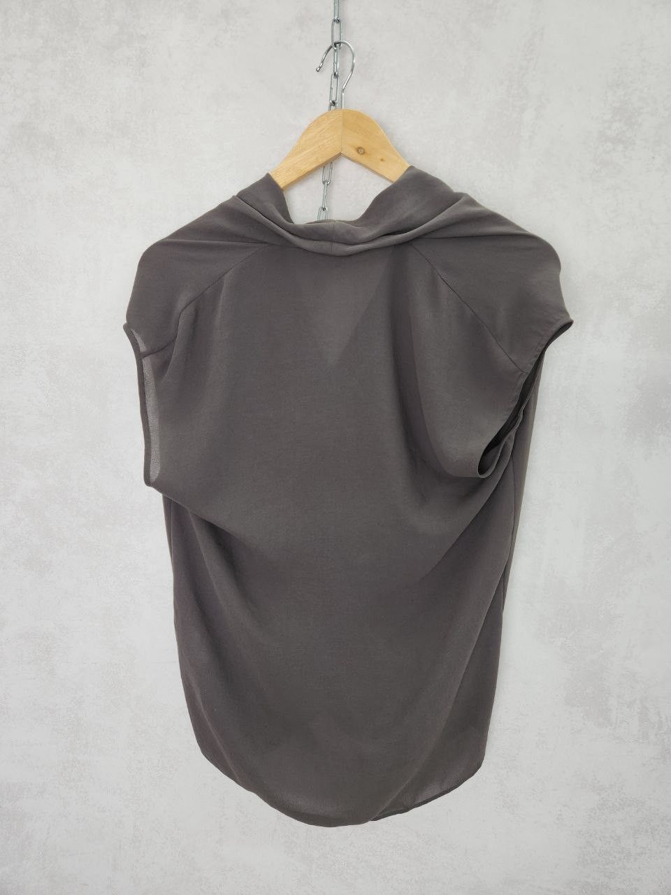 Helmut Lang Helmut Lang flowing graphite short-sleeved T-shirt Size M / US 6-8 / IT 42-44 - 2 Thumbnail