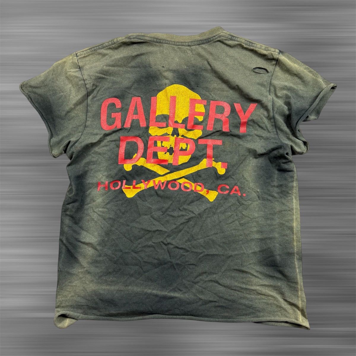Gallery Dept. Gallery Dept. Skull Logo Distressed Shirt Size US S / EU 44-46 / 1 - 3 Thumbnail