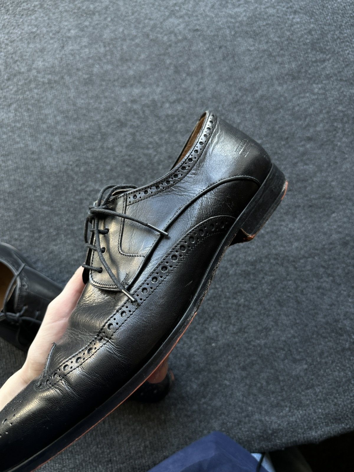 Melvin & Hamilton LUXURY 🚨 MELVIN & HAMILTON VNTG SHOES MEN BLACK LUXURY RARE Size US 12 / EU 45 - 14 Thumbnail
