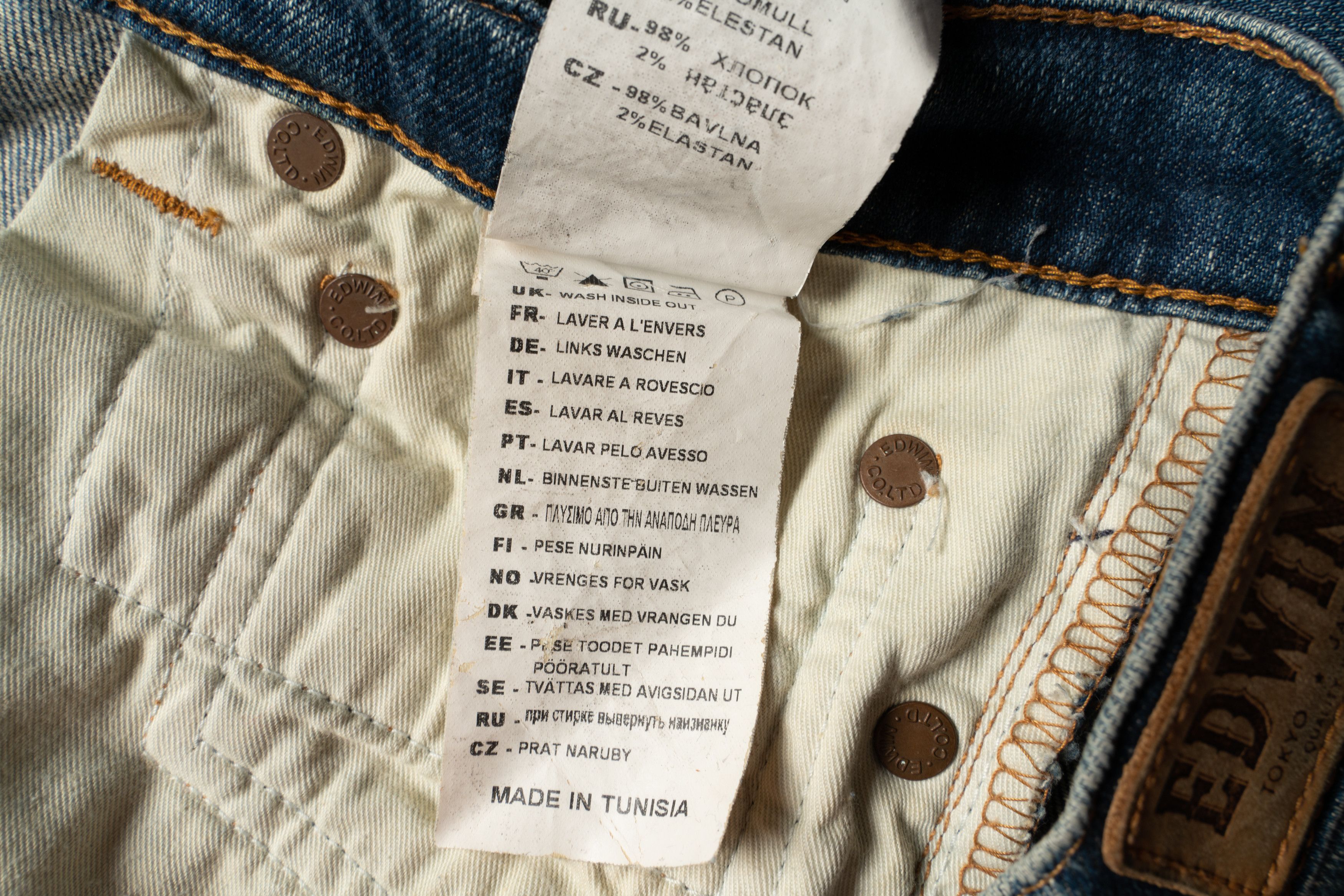 Edwin 🔴 EDWIN W’ Hardy Pant Blue Selvedge Denim Jeans Women’s Size 28" / US 6 / IT 42 - 13 Thumbnail
