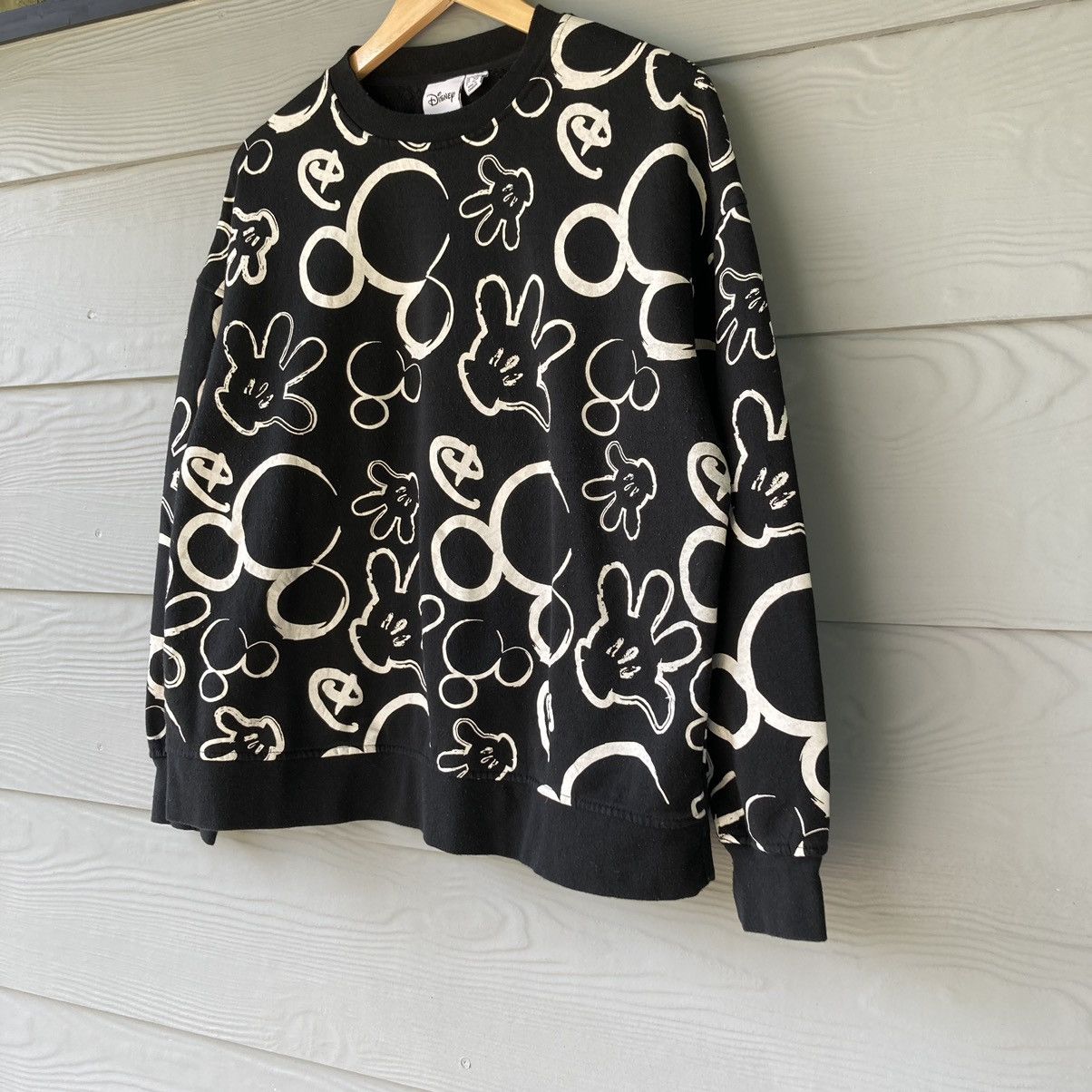 Disney Y2K Disney Black Sweatshirt Size L / US 10 / IT 46 - 3 Thumbnail
