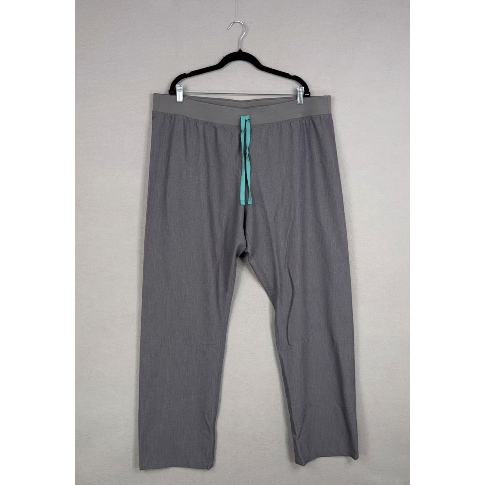 Vintage FIGS Livingston Scrub Pants Womens 2XL Tall Gray Technical Collection Drawstring Size 40" / US 18 - 2 Thumbnail