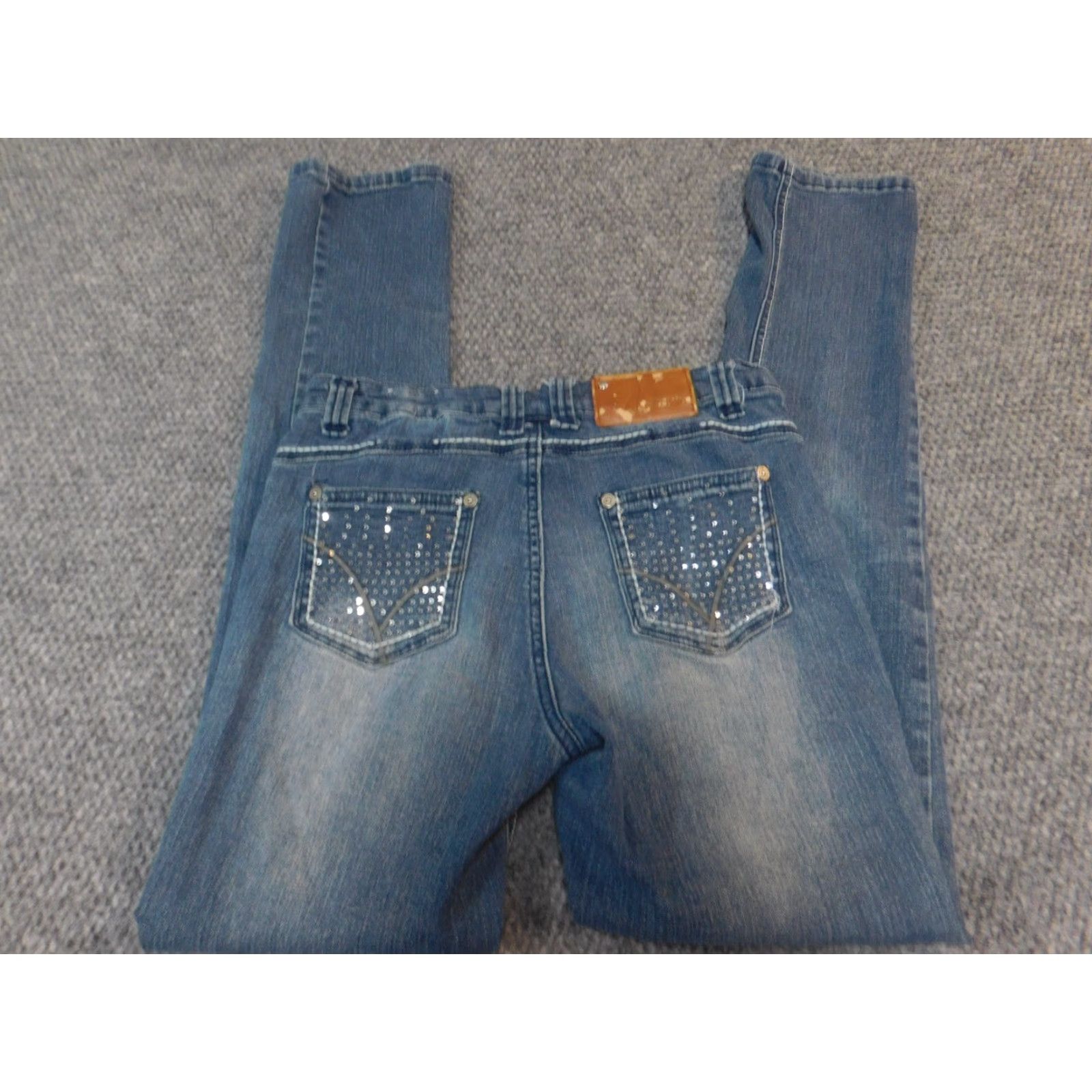 Vintage VIGOSS Jeans 28x29 Denim Straight Jeans for Teens Boys Genders Regular 28 Inseam 29 Blue Denim Size 28" / US 6 / IT 42 - 5 Thumbnail
