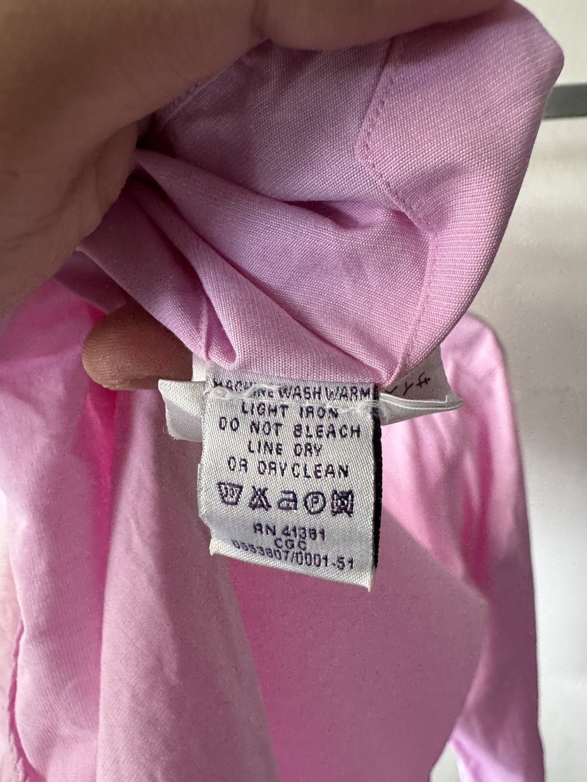 Ralph Lauren Men’s Purple Label Poplin French Cuff Formal Button Shirt Size US L / EU 52-54 / 3 - 14 Thumbnail