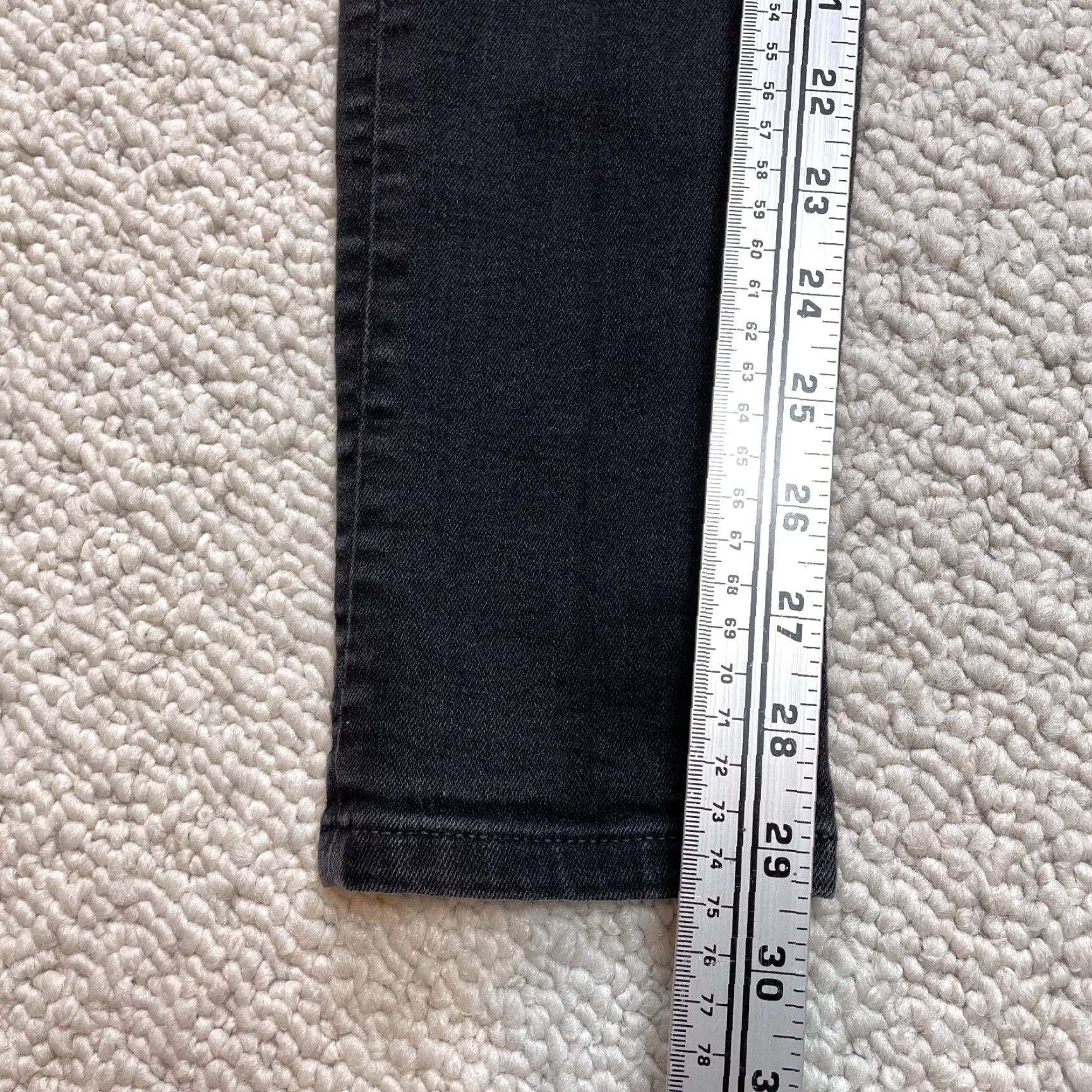 Banana Republic Banana Republic Jeans Womens 26 Black Skinny 29x29 Denim 5-Pocket Solid Size 29" - 3 Thumbnail