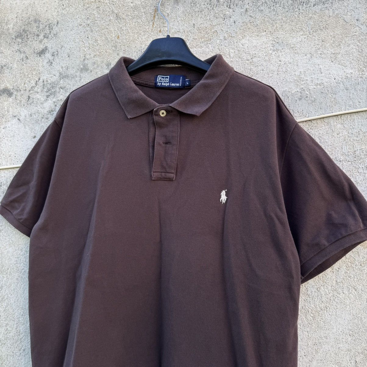 Polo Ralph Lauren Polo Ralph Lauren Brown Vintage Polo Made in USA Chief Keef Size US L / EU 52-54 / 3 - 3 Thumbnail