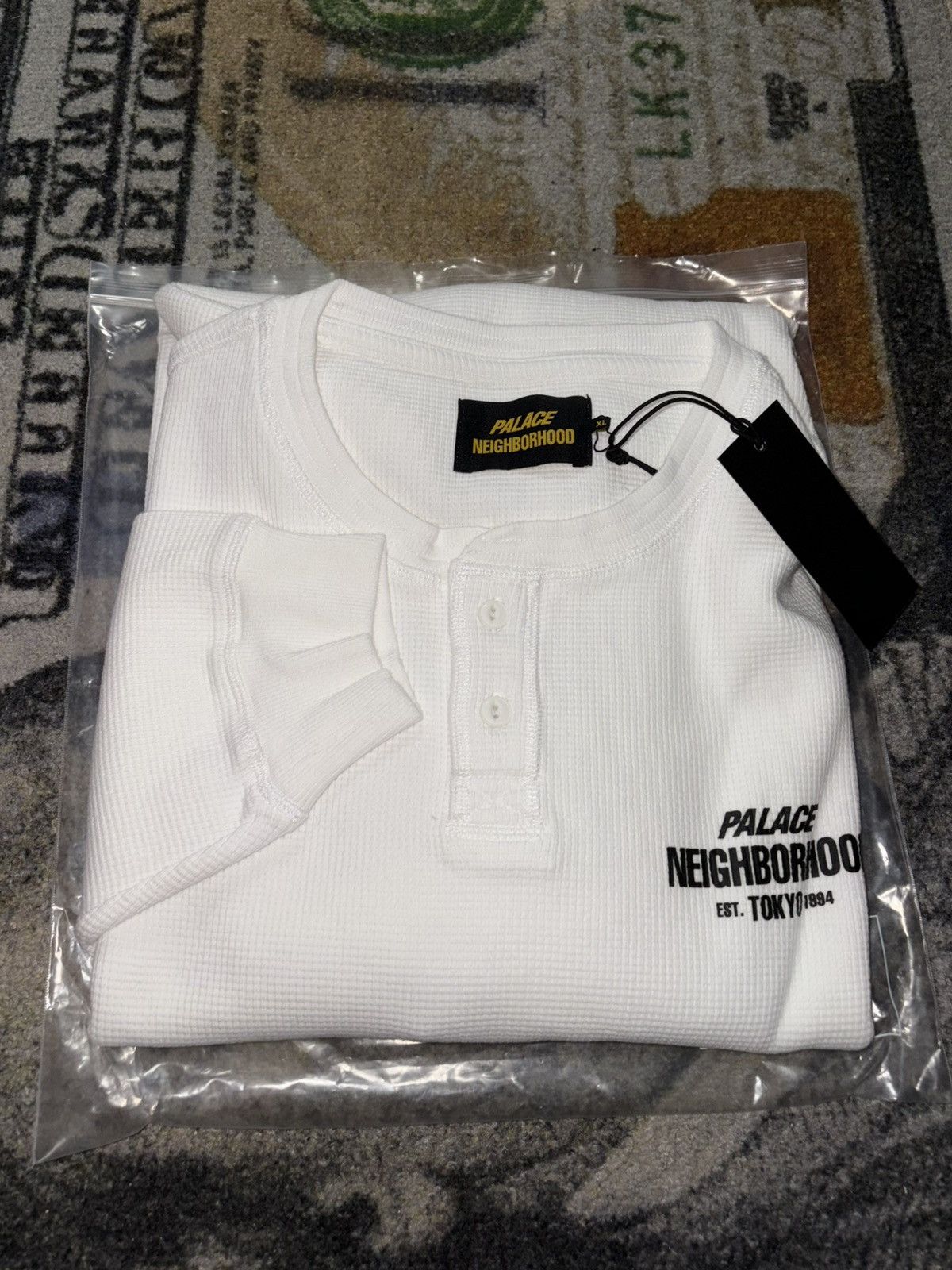 トップス PALACE x NEIGHBORHOOD Waffle Jersey PALACE NEIGHBORHOOD Waffle Jersey XXL 黒 - メルカリ