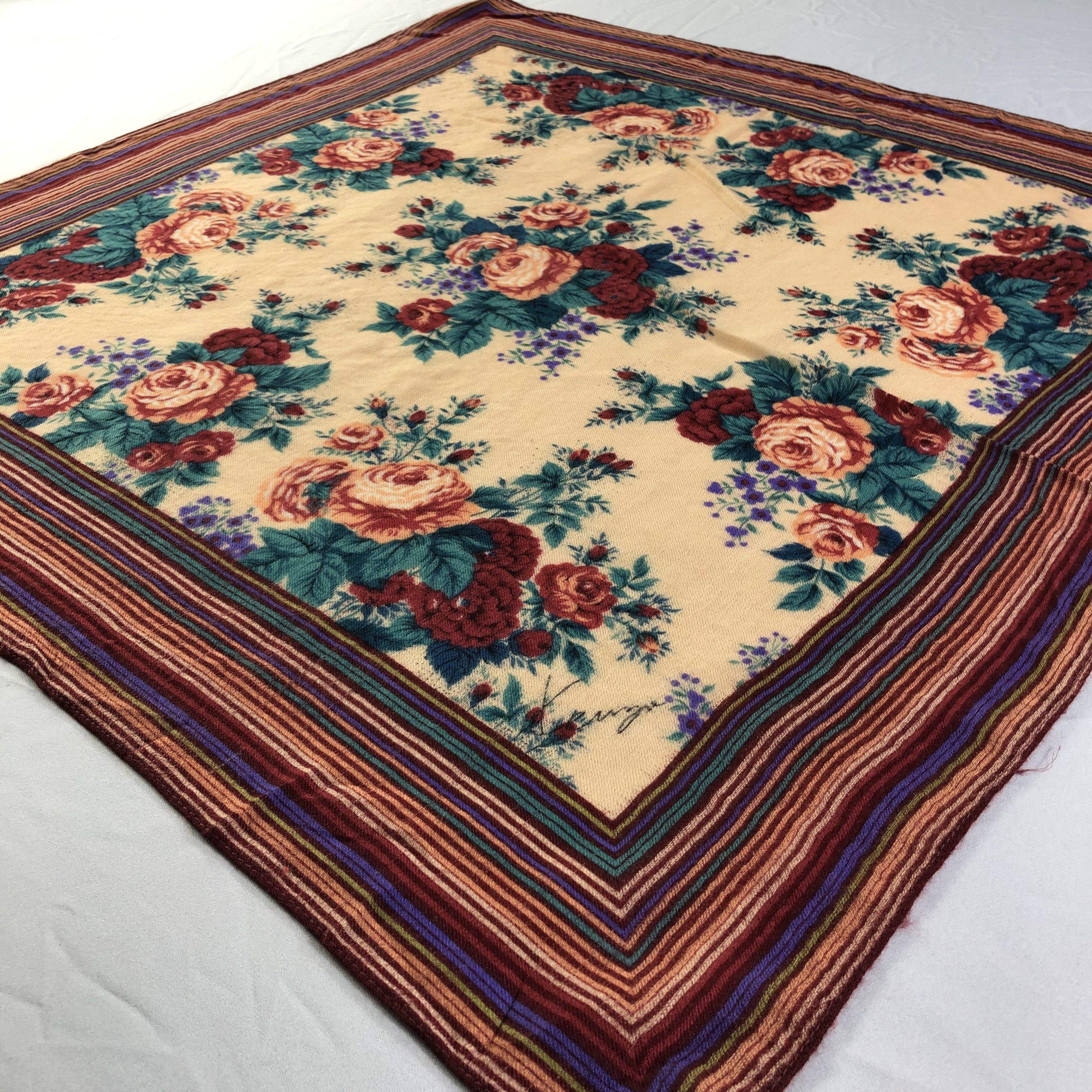 Kenzo × Vintage Vintage Kenzo Silk Scarf Size ONE SIZE - 3 Thumbnail