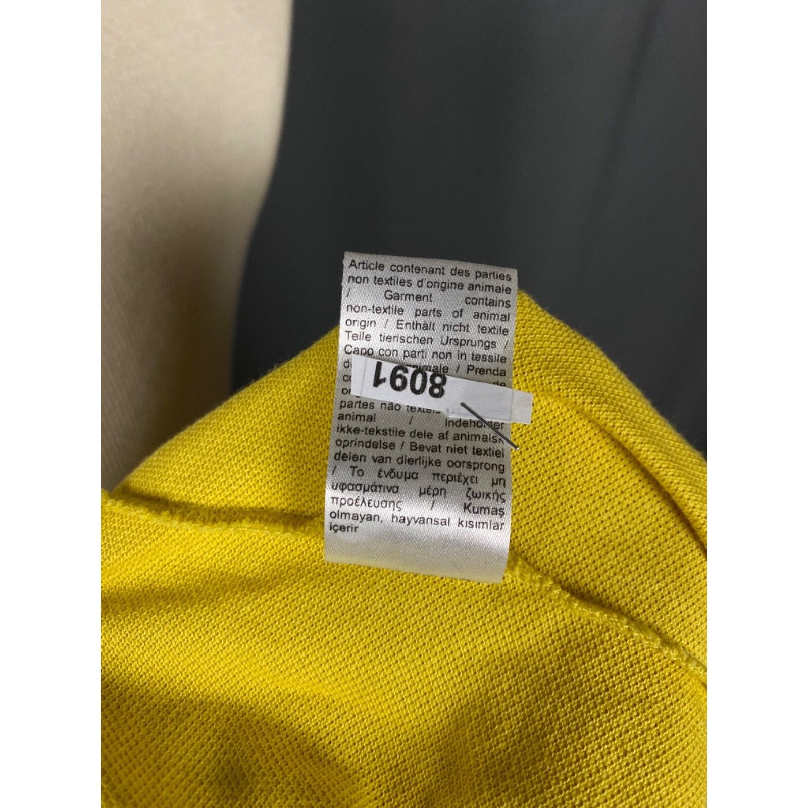 Lacoste Lacoste Small Logo Men's Yellow Polo T-Shirt Size 3 Size US L / EU 52-54 / 3 - 12 Thumbnail
